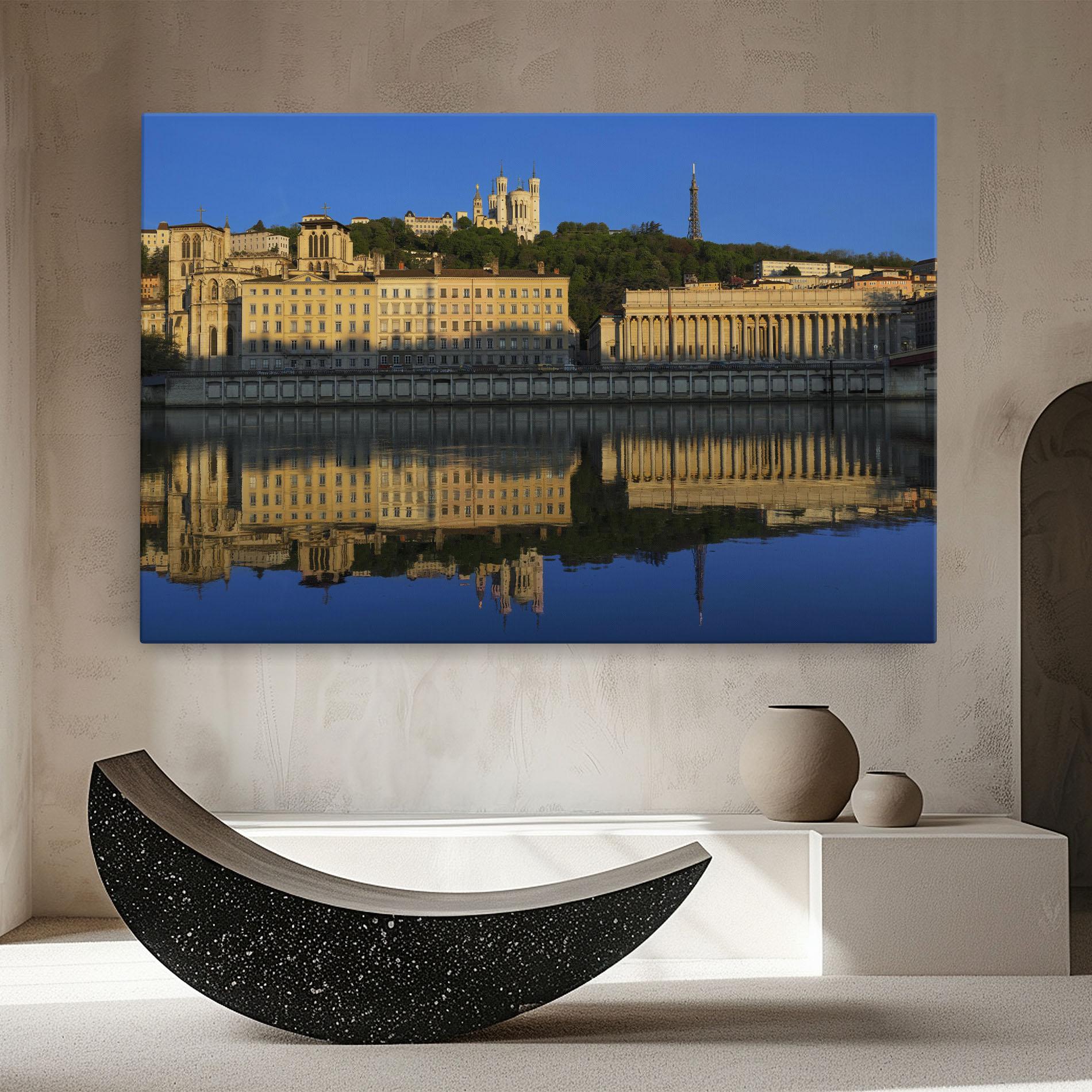 Leinwandbild Lyon France mockup 8