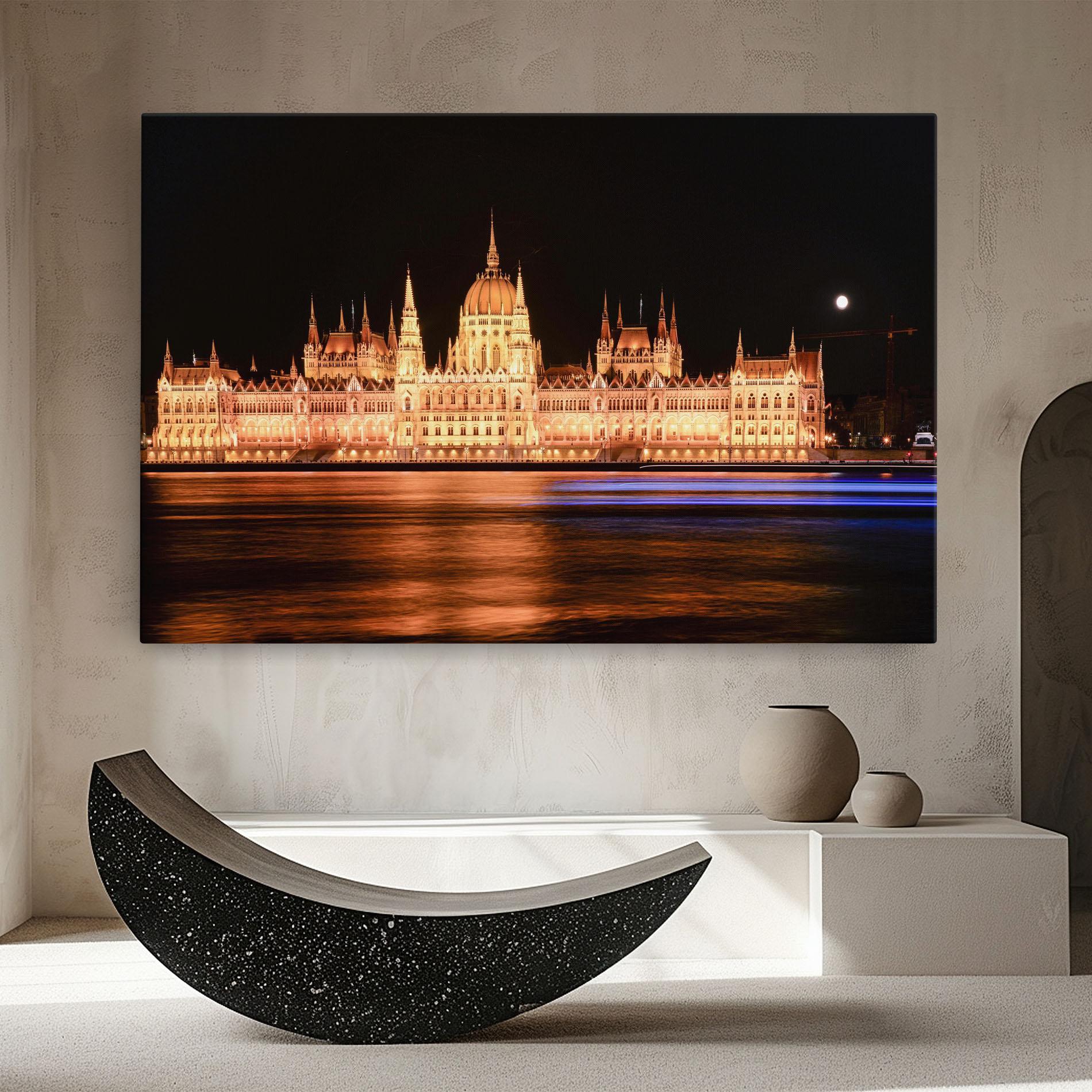 Leinwandbild Night Reflection mockup 8