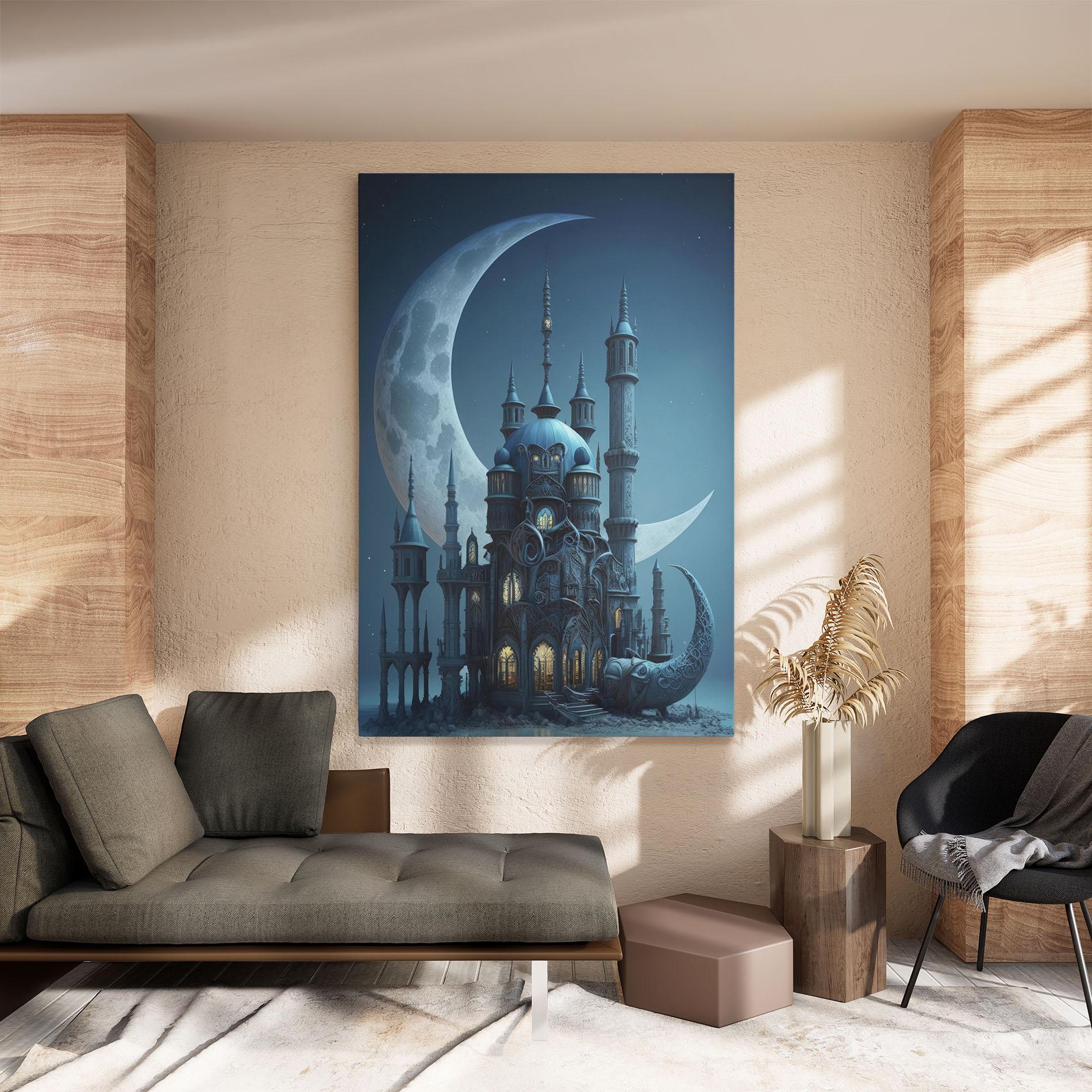 Leinwandbild Mosque Moon mockup 8