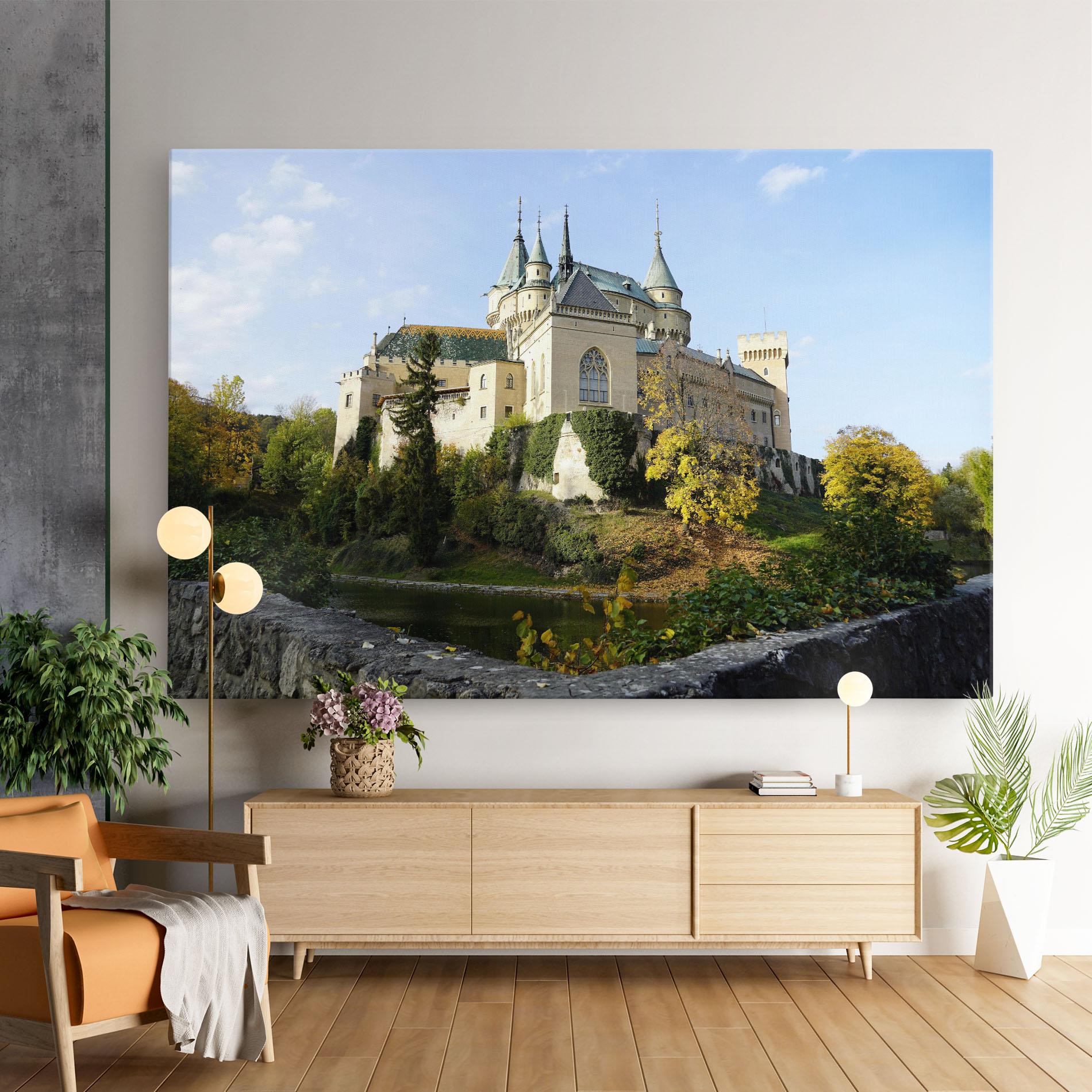 Leinwandbild Bojnice Castle Slovakia mockup 9