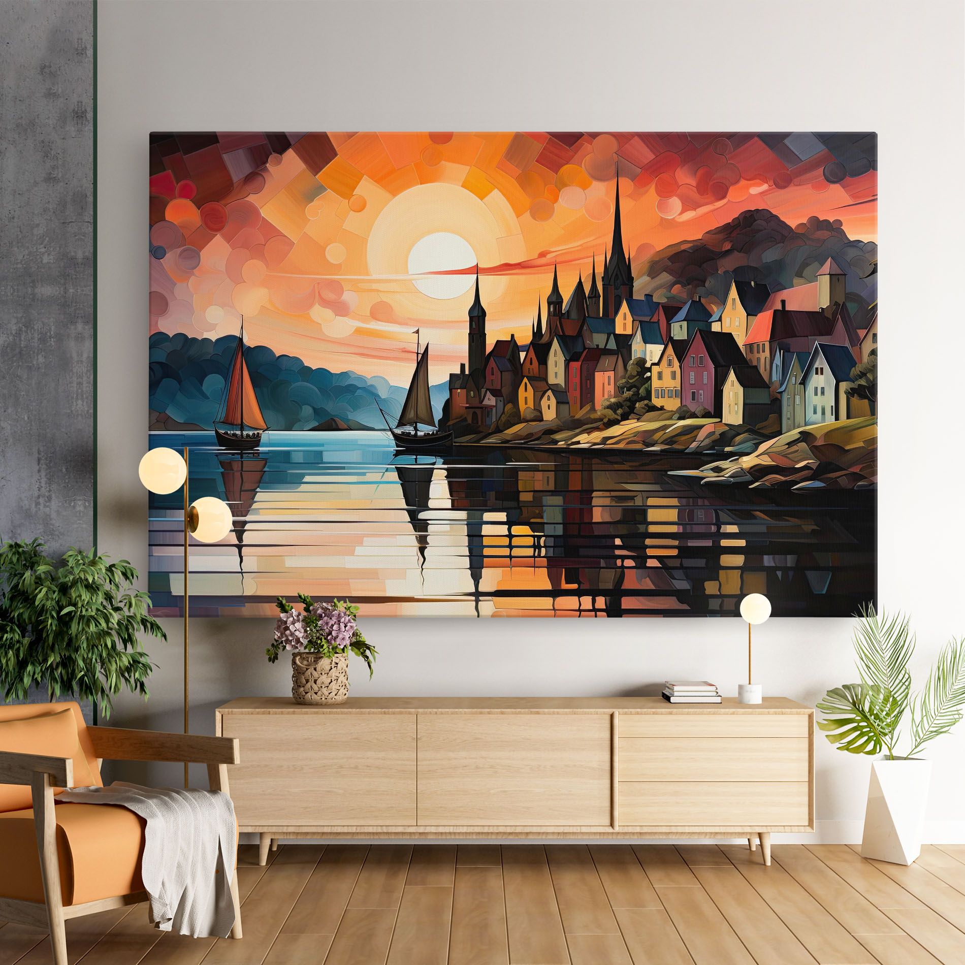 Castle Painting mockup 9