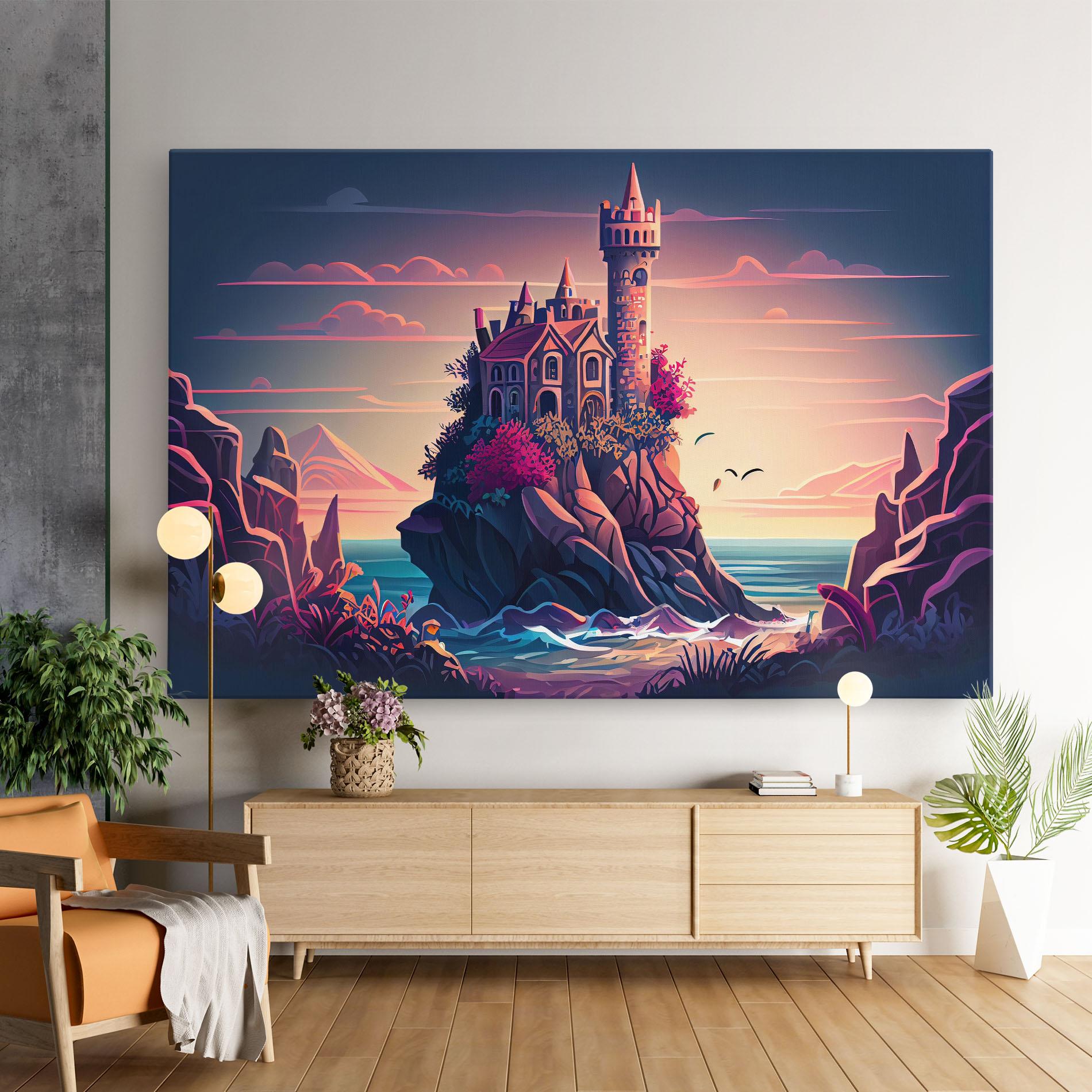 Leinwandbild Cliff Castle mockup 9