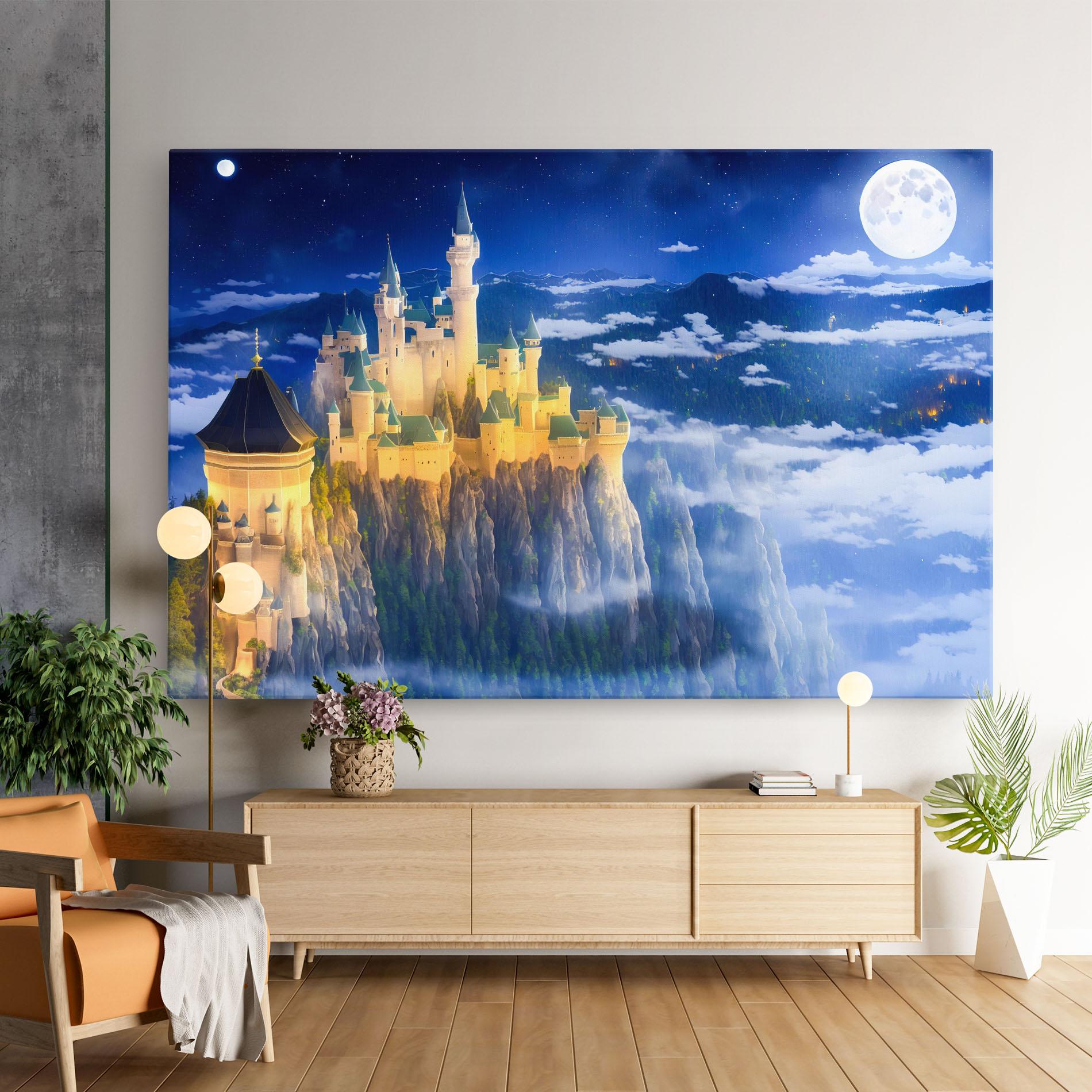 Leinwandbild Fairytale Castle mockup 9