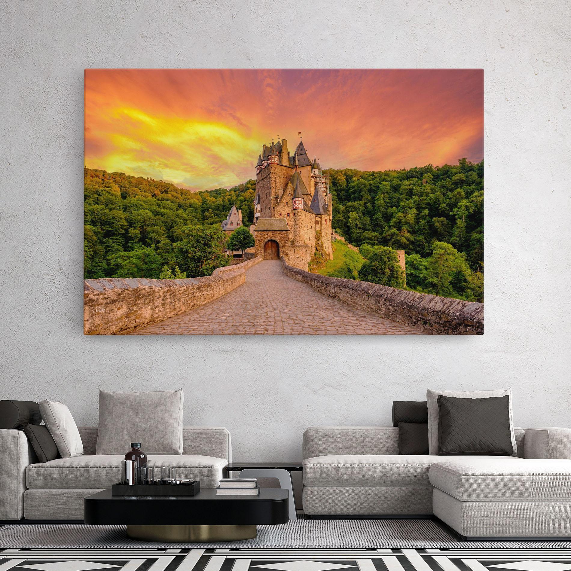 Leinwandbild Burg Eltz Castle mockup 2