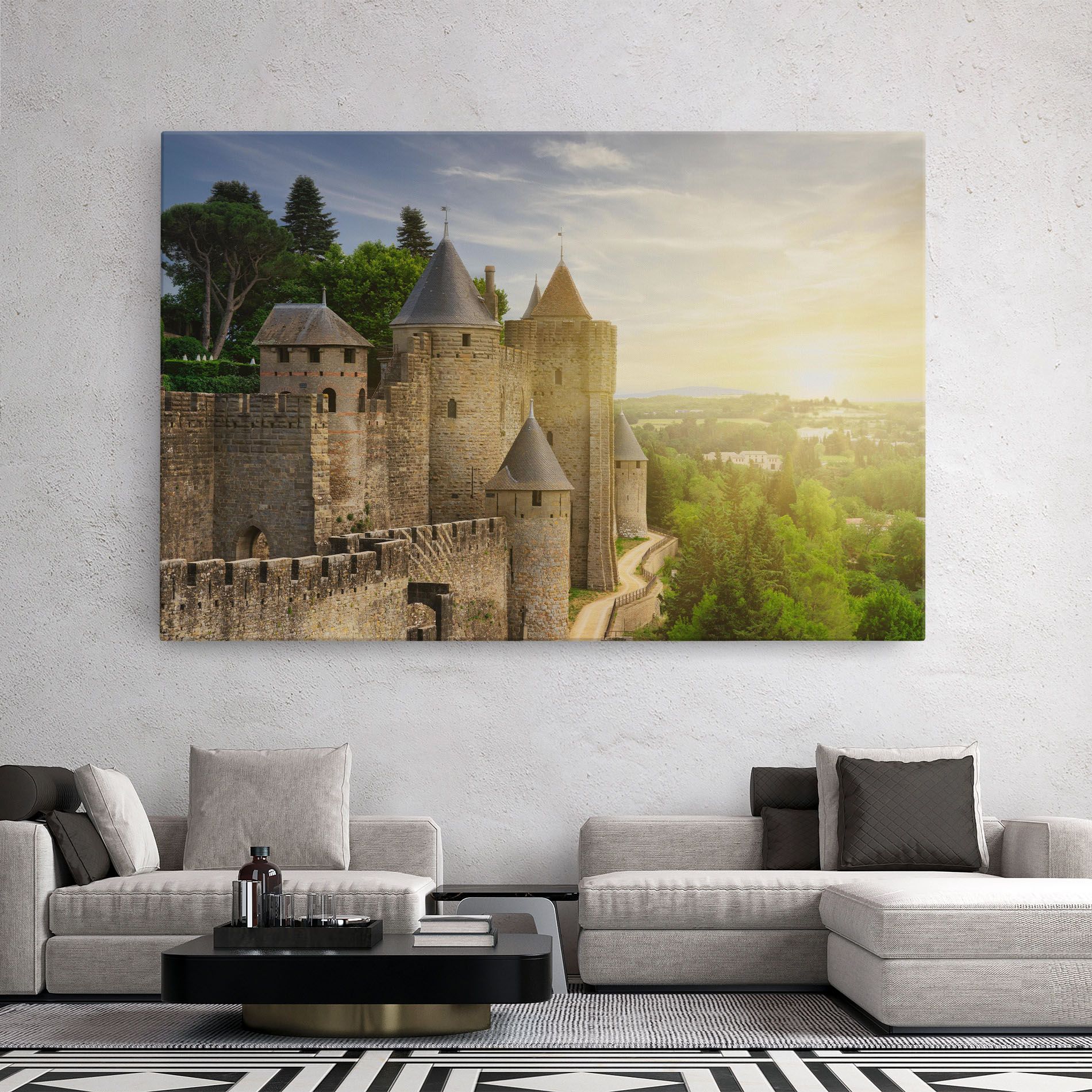 Carcassonne France mockup 2