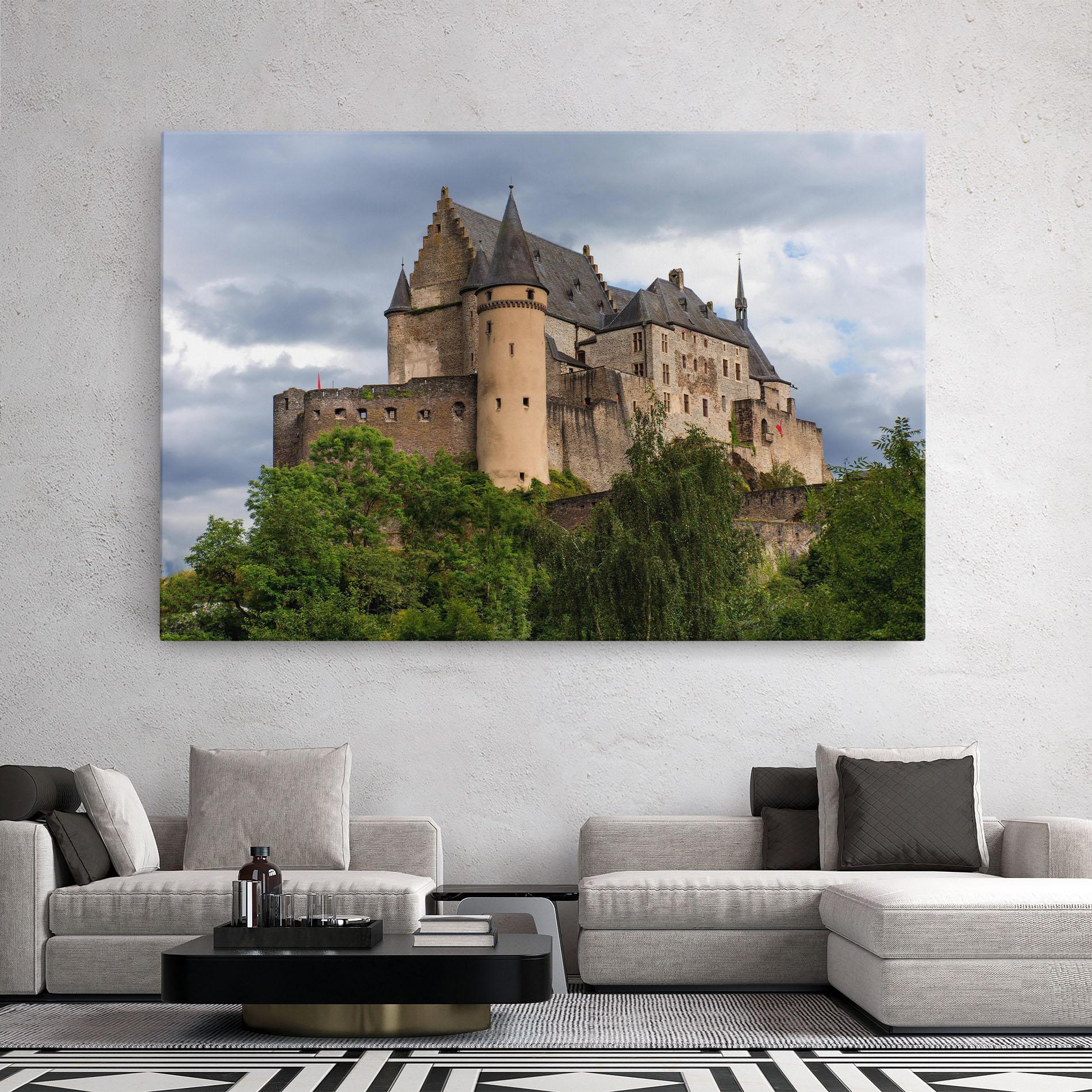 Leinwandbild Castle Vianden mockup 2
