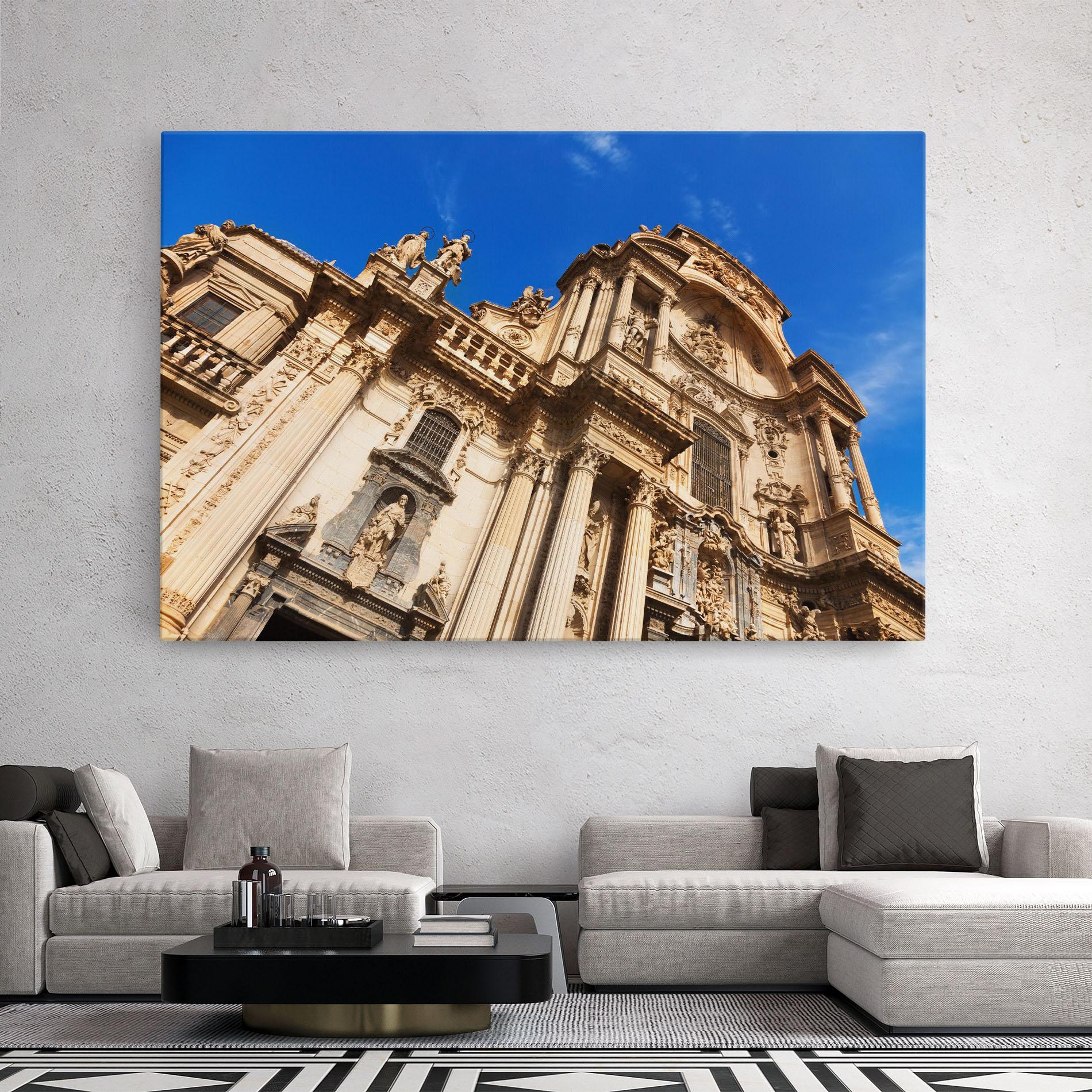 Leinwandbild Church Saint Mary mockup 2