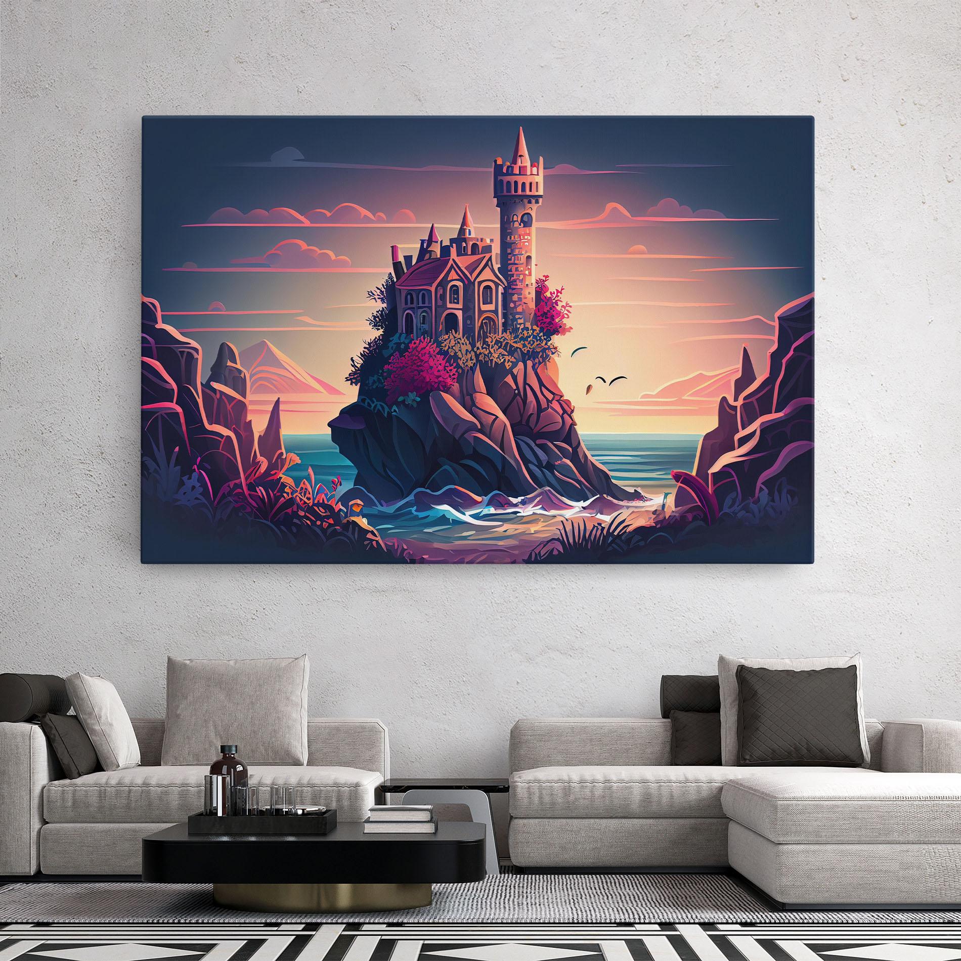 Leinwandbild Cliff Castle mockup 2