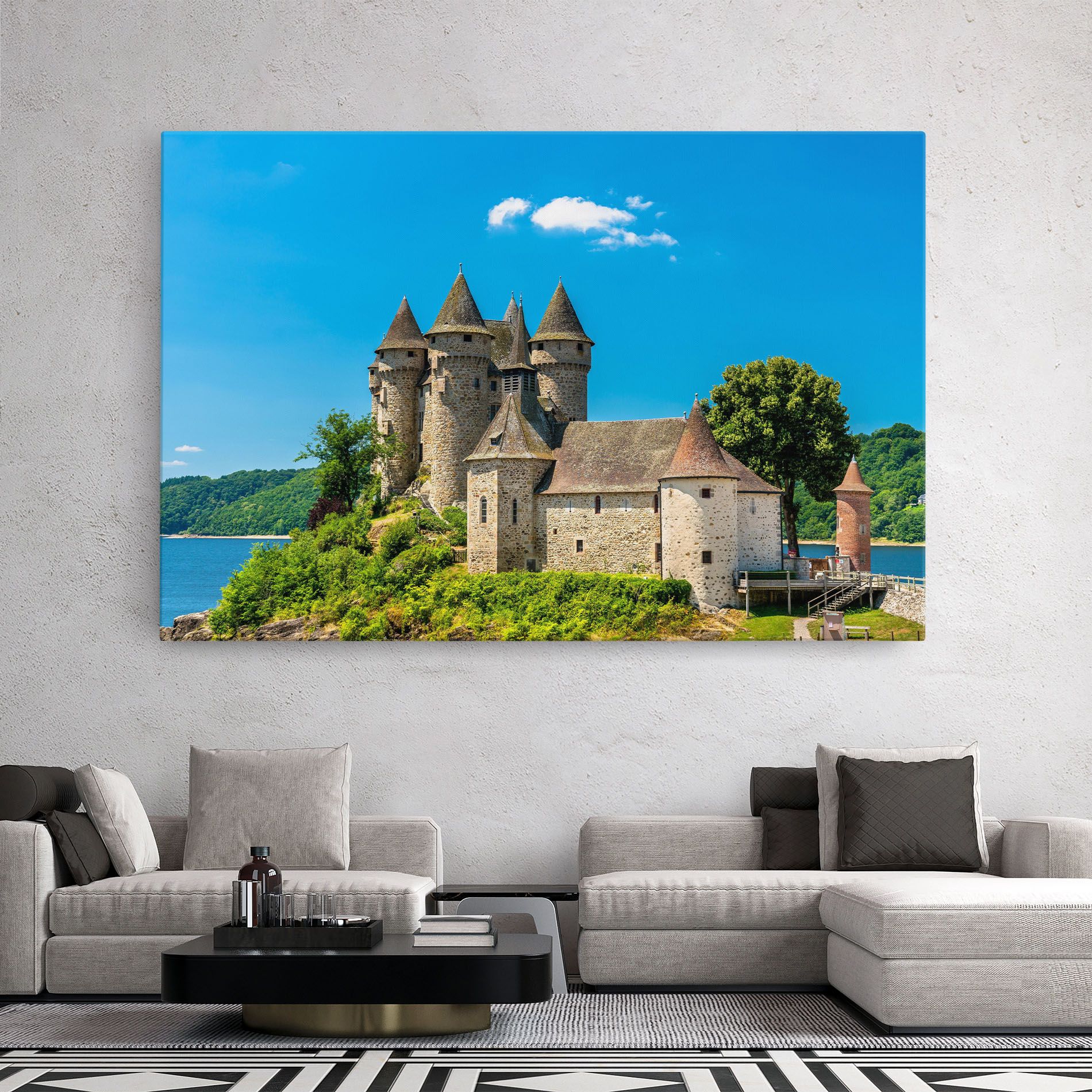 Medieval Castle France mockup 2