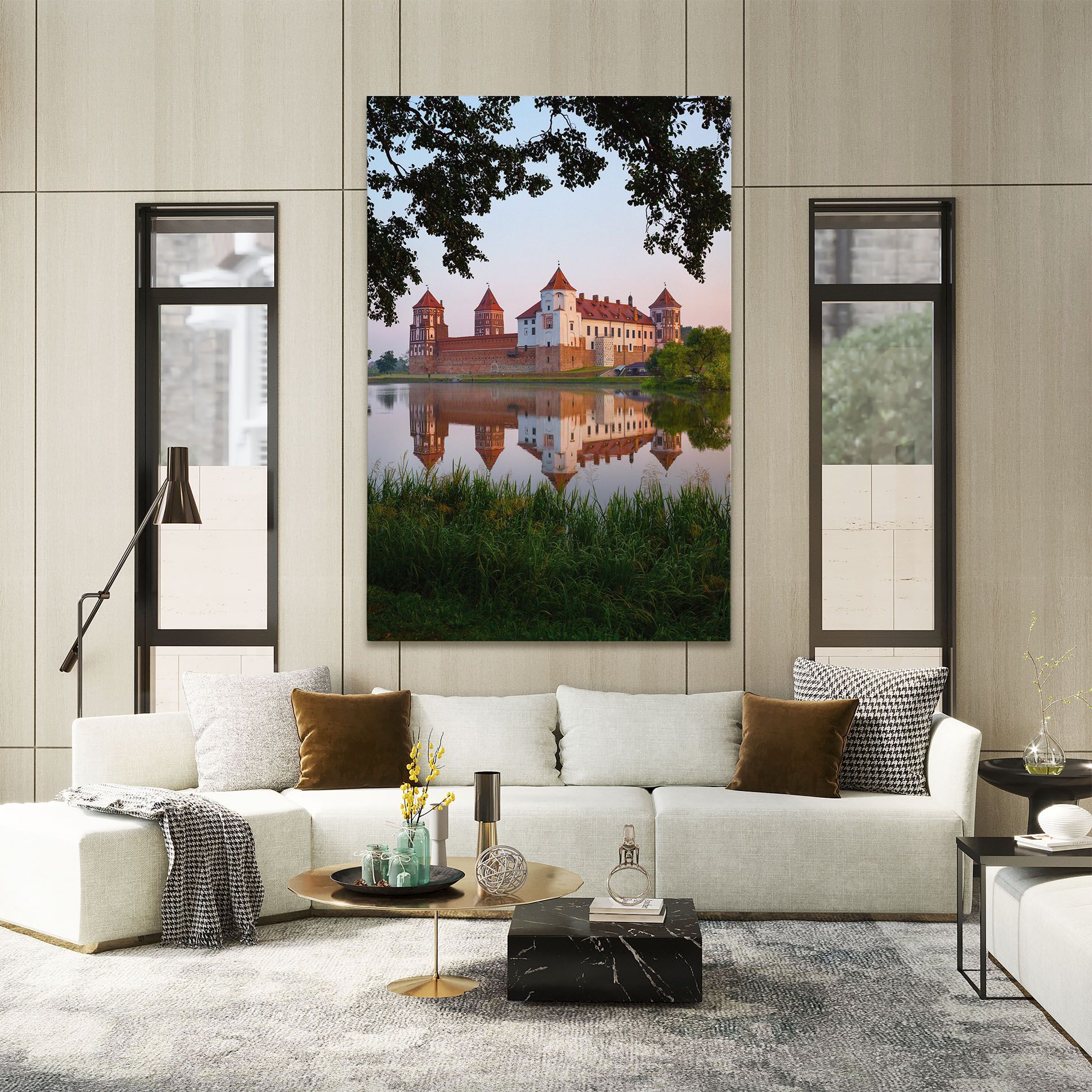 Ancient Castle Morning mockup 2