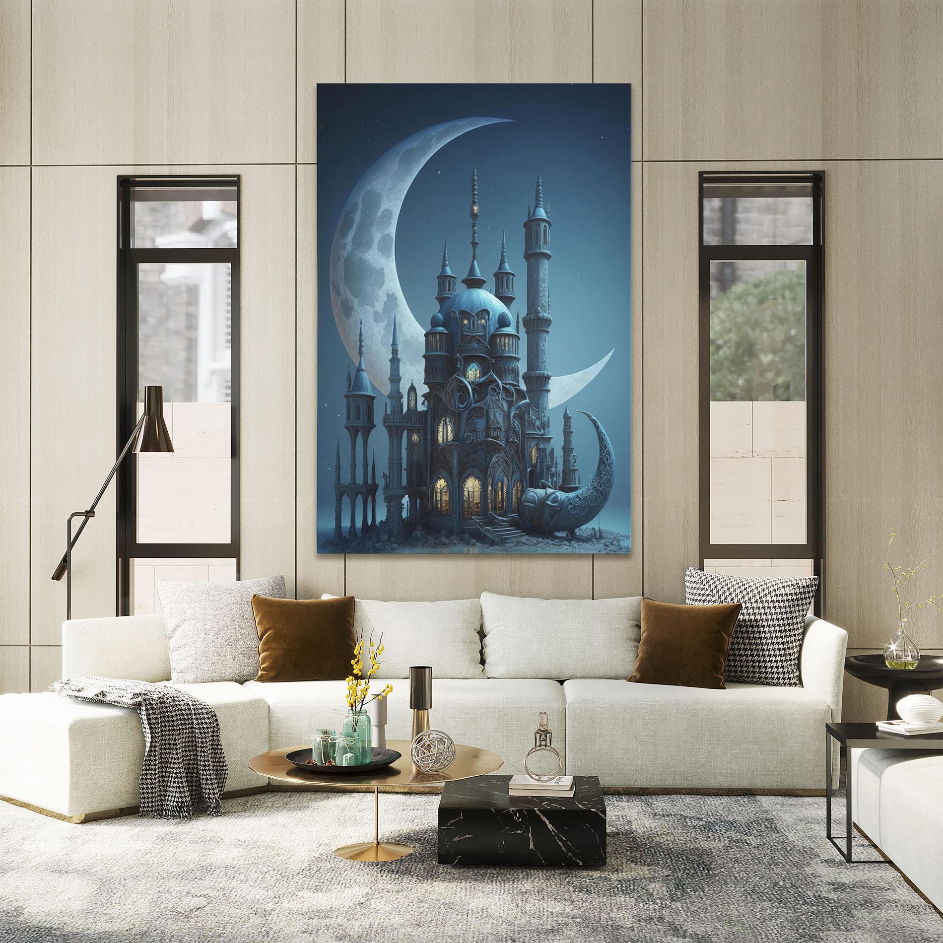 Leinwandbild Mosque Moon mockup 2