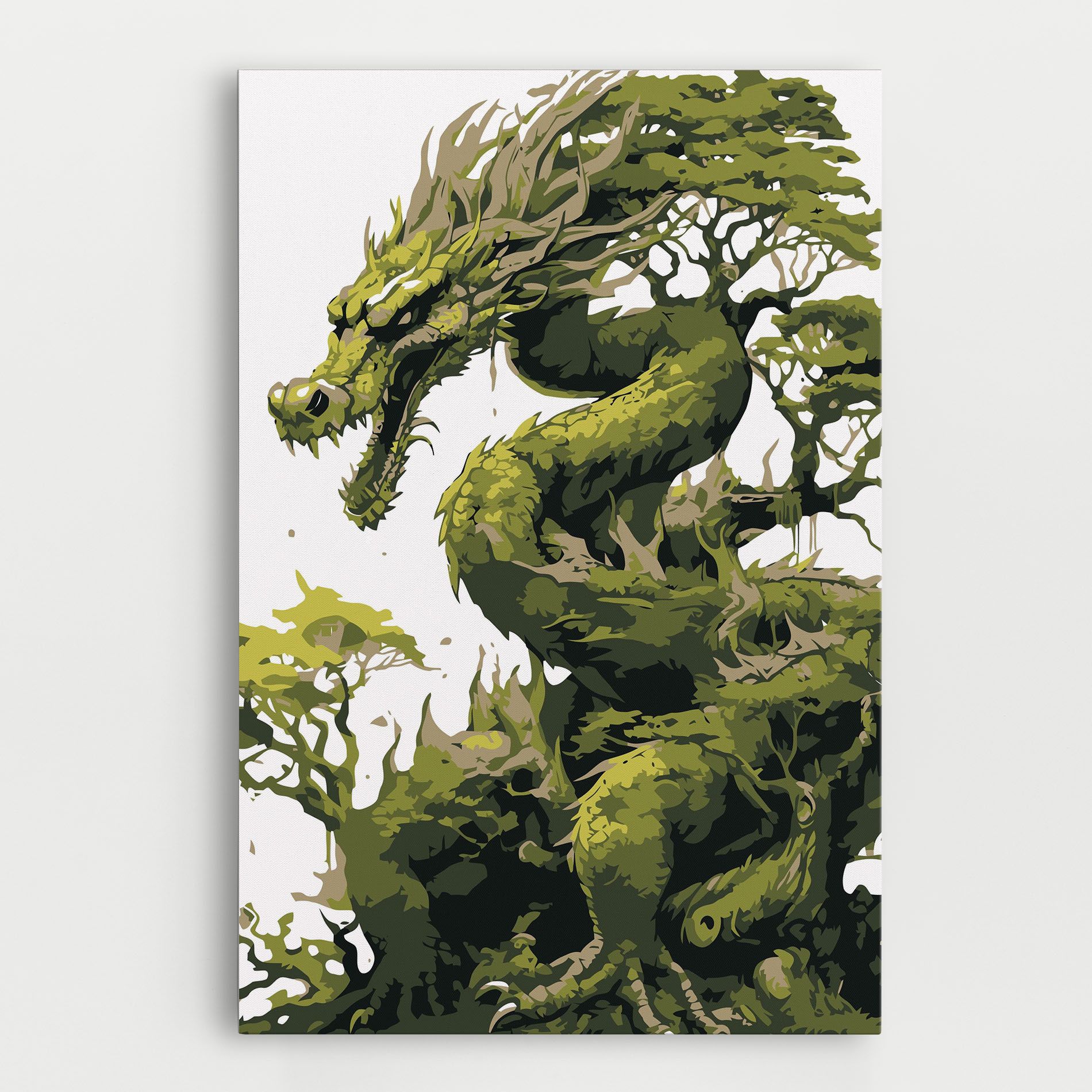 Green Nature Dragon mockup 0
