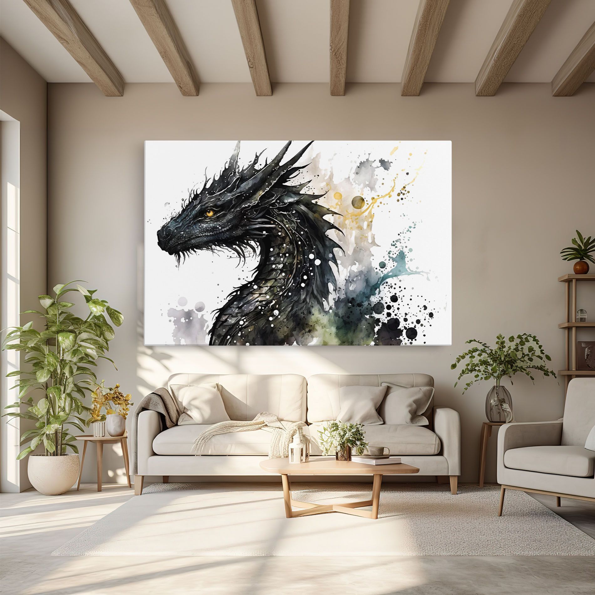 Black Dragon Art mockup 6
