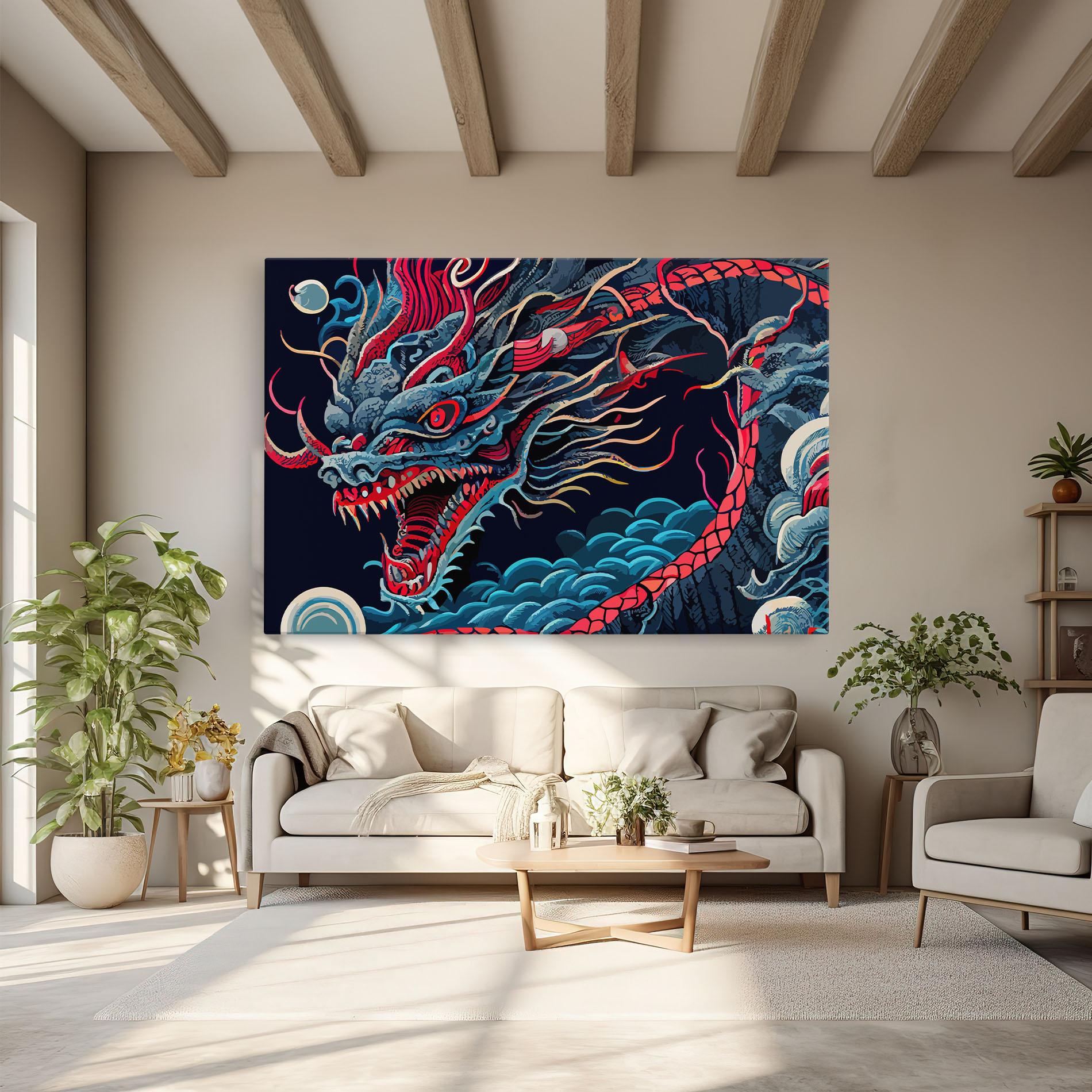 Leinwandbild Cloud Dragon mockup 6