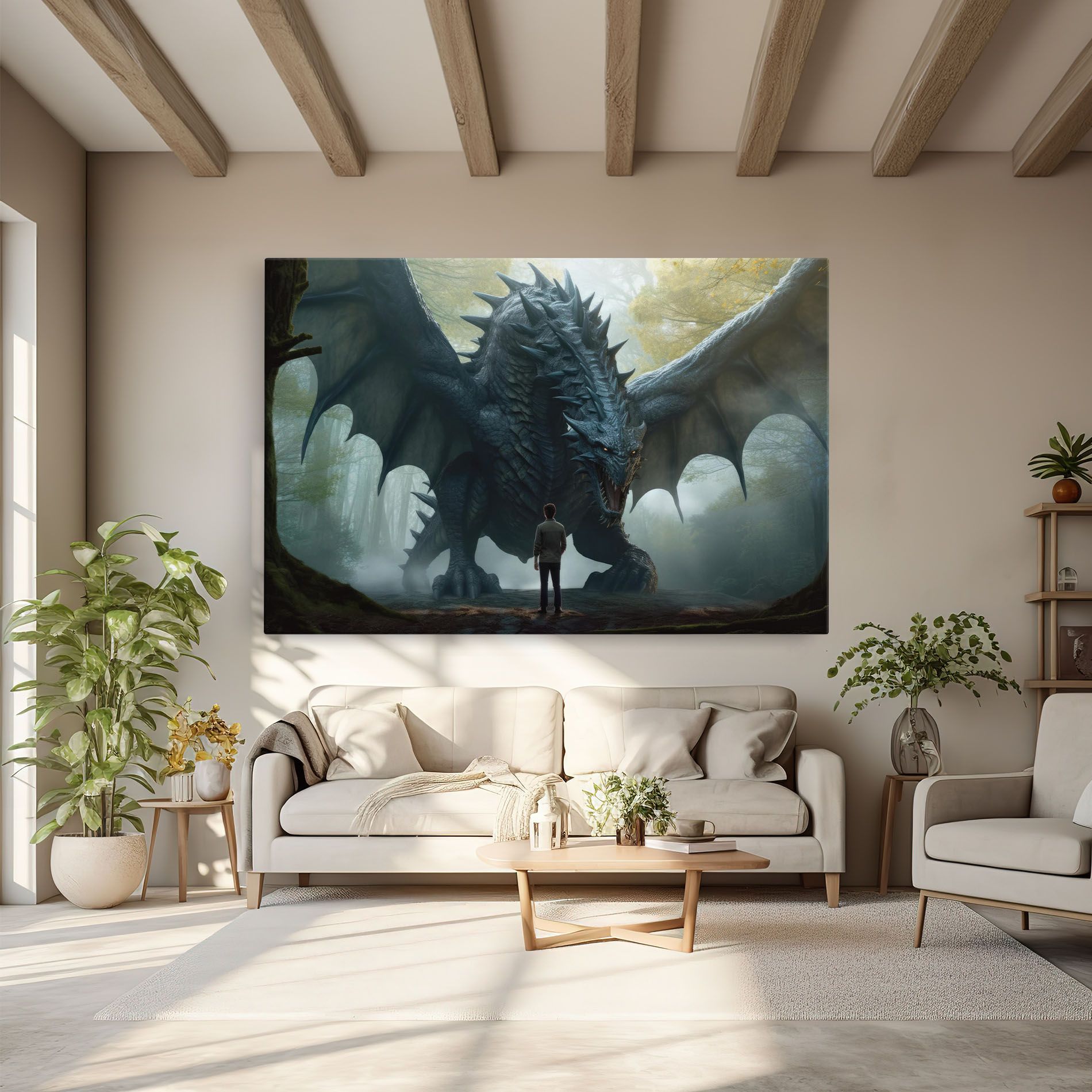 Huge Dragon Fantasy mockup 6