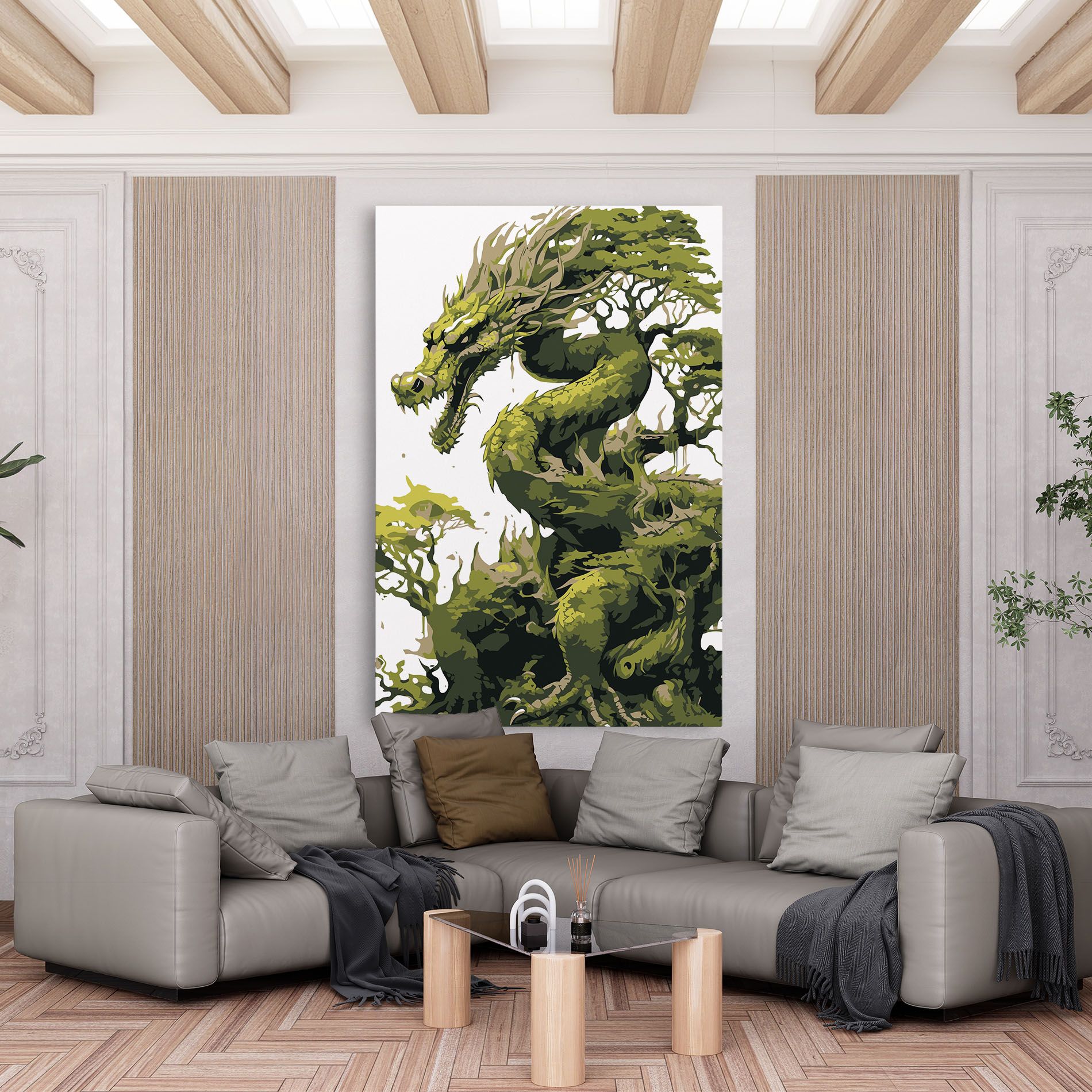 Green Nature Dragon mockup 6
