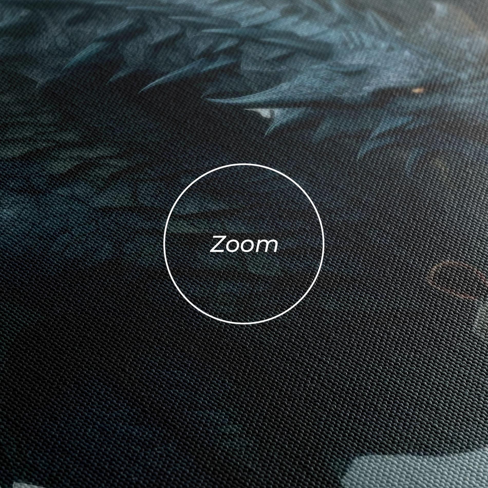 Leinwandbild Huge Dragon Fantasy mockup 3