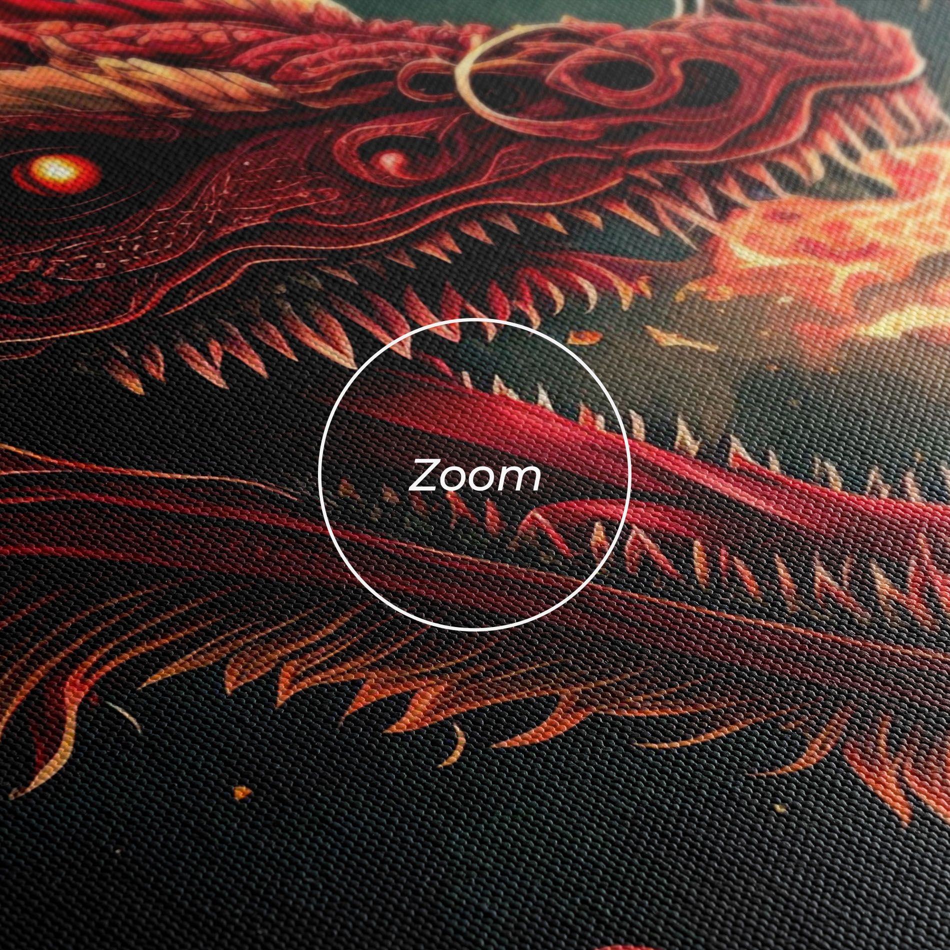 Red Fire Dragon mockup 3