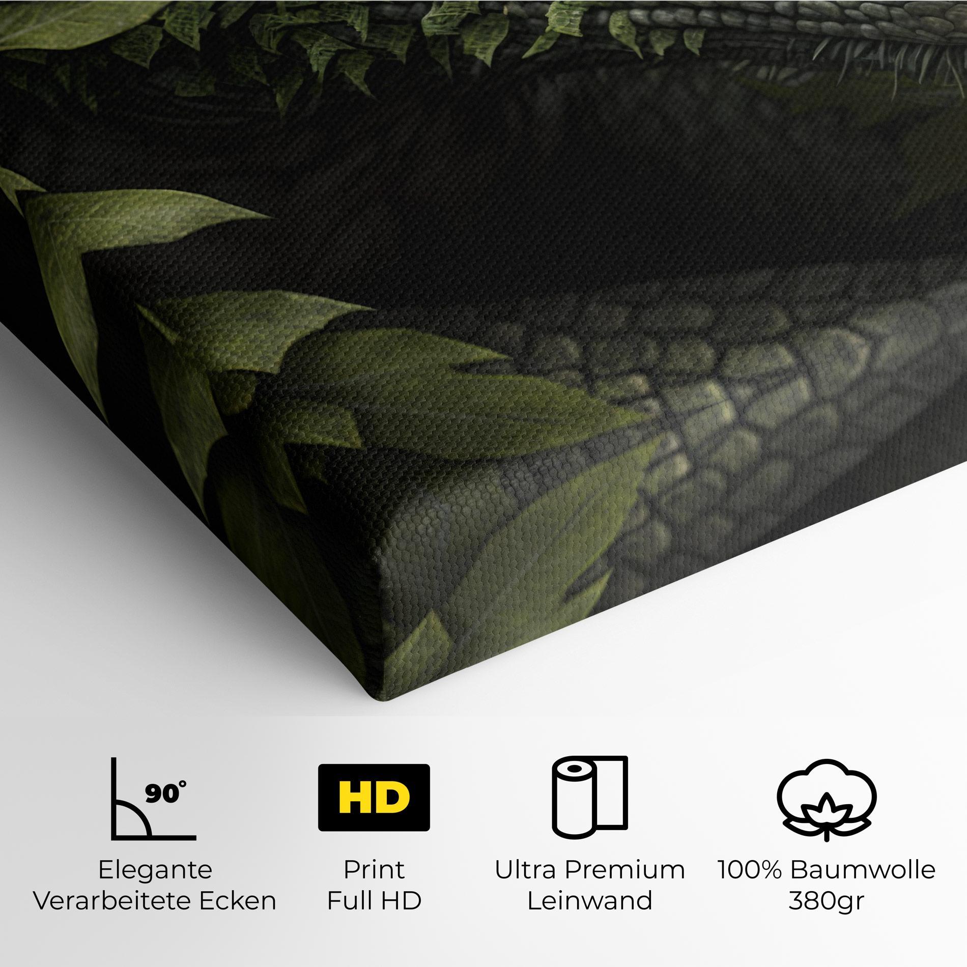 Leinwandbild Ancient Forest Dragon mockup 4