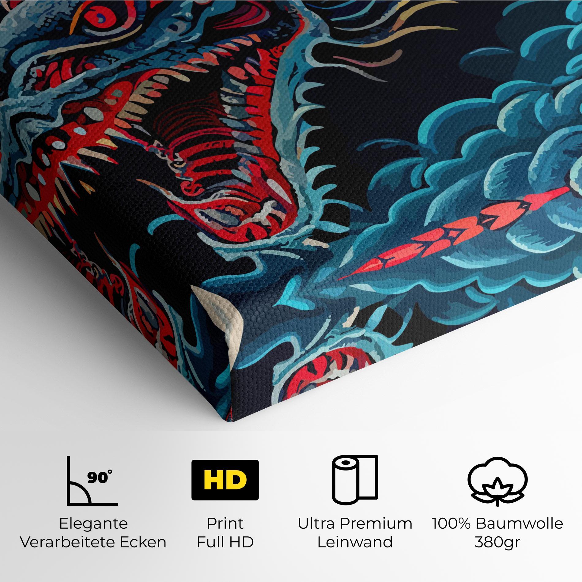 Leinwandbild Cloud Dragon mockup 4