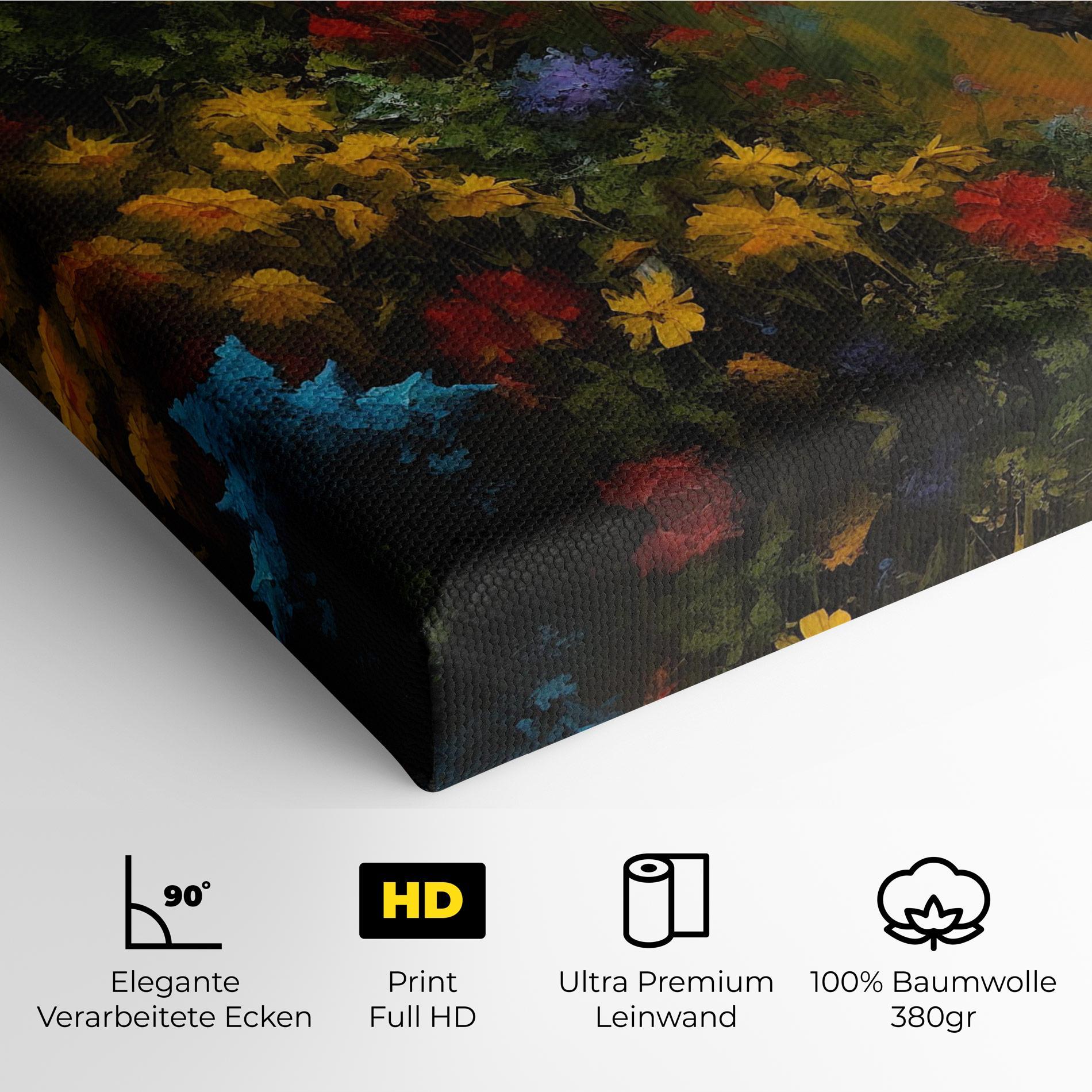 Leinwandbild Dragon In Nature mockup 4