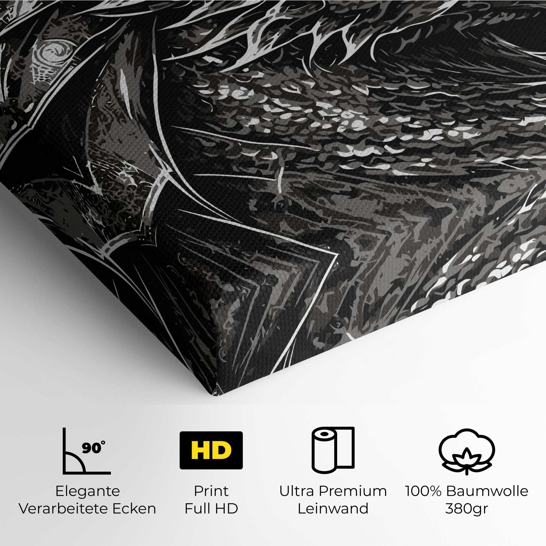 Grey White Dragon mockup 4