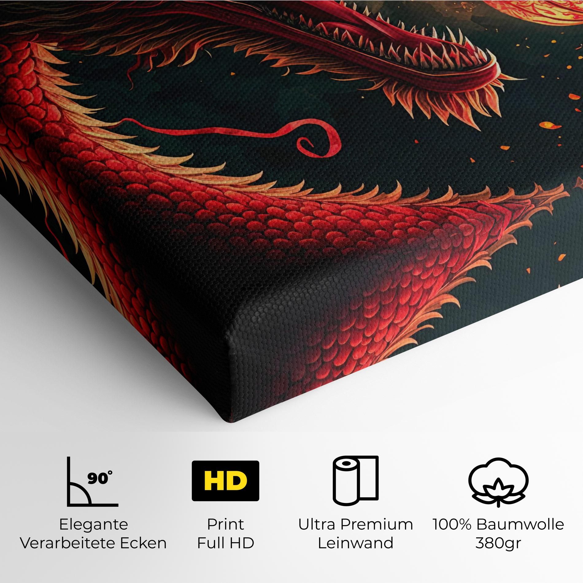 Red Fire Dragon mockup 4