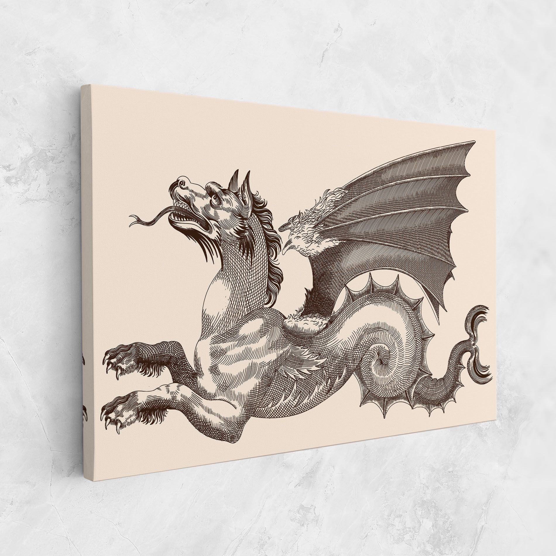 Brown Dragon mockup 1