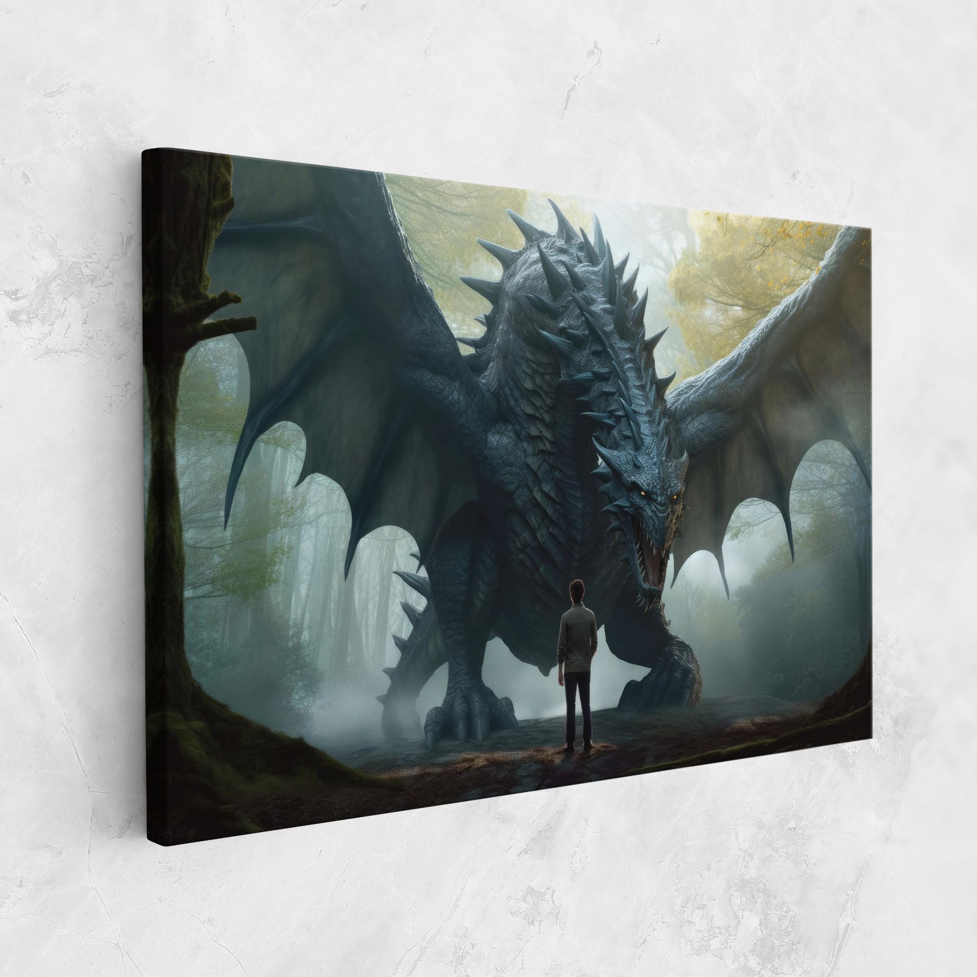 Huge Dragon Fantasy mockup 1