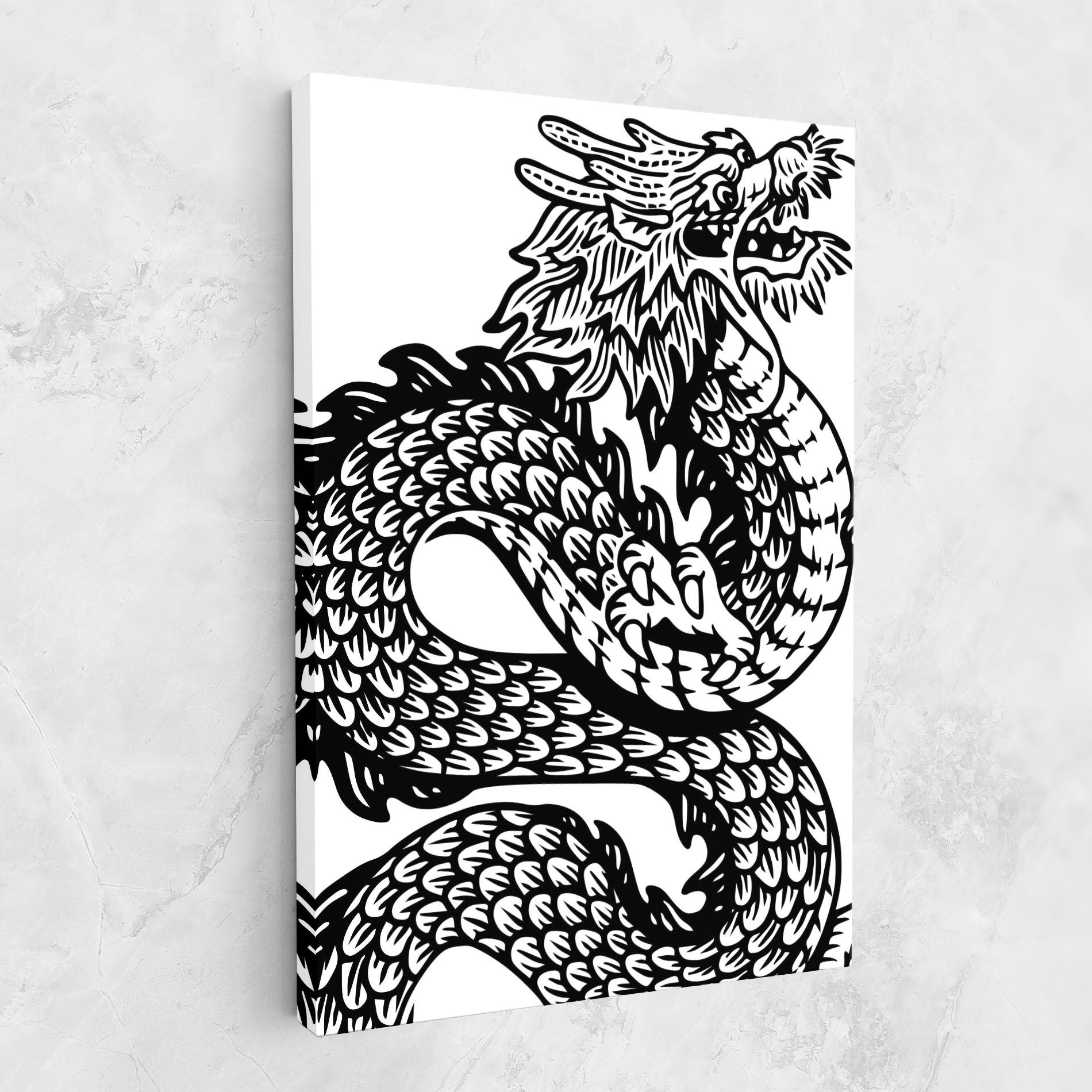 Dragon Black Line mockup 1