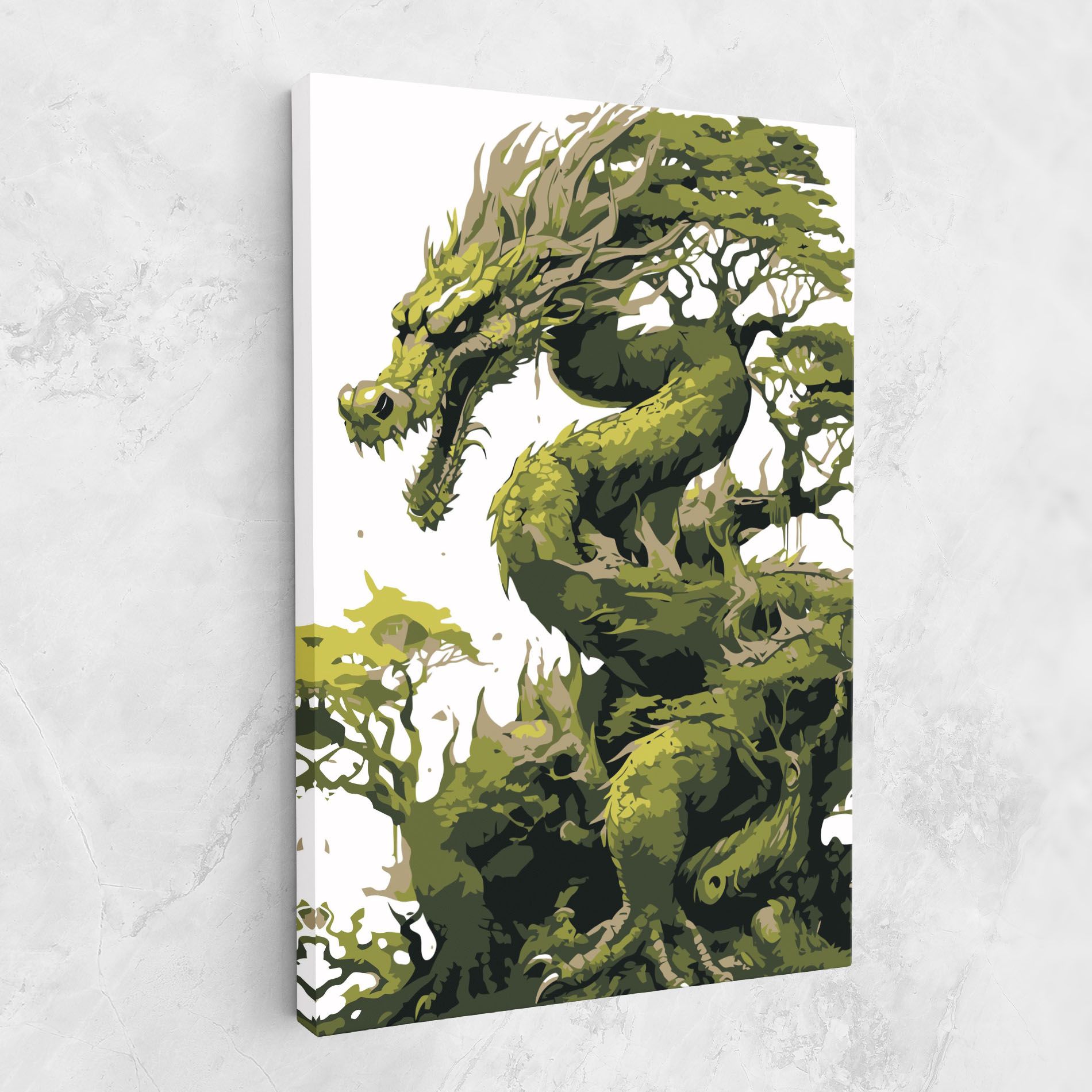 Green Nature Dragon mockup 1