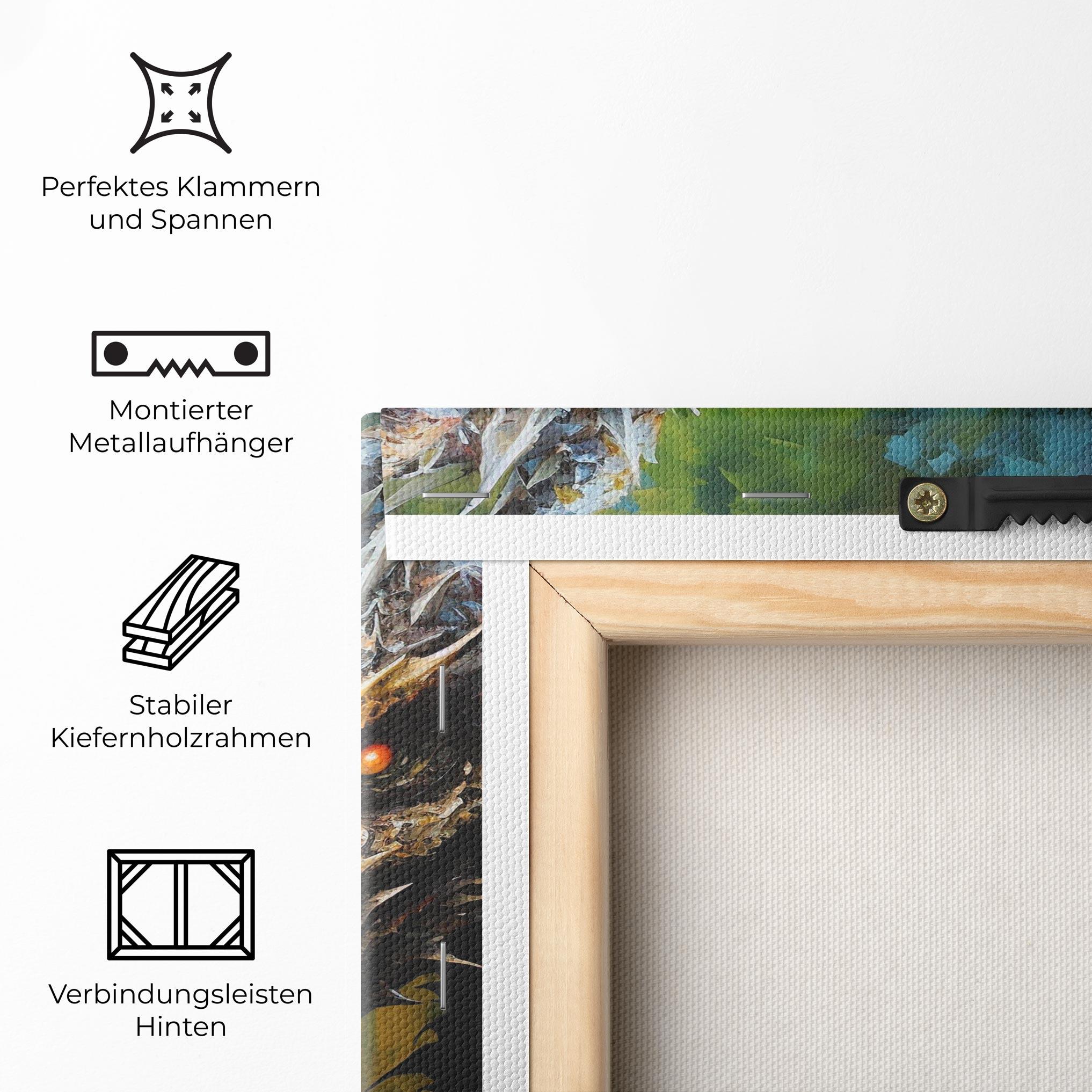 Leinwandbild Dragon In Nature mockup 5