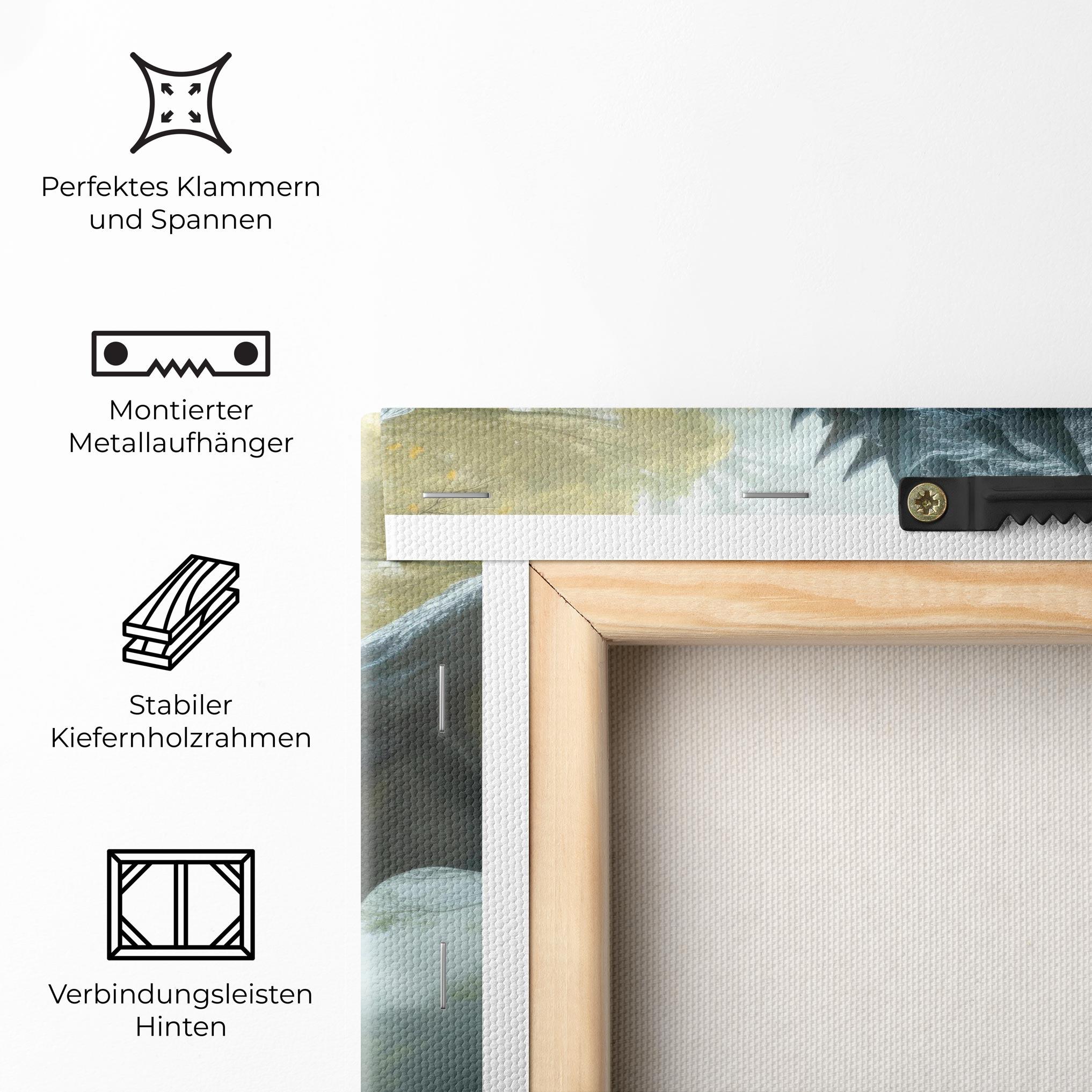 Leinwandbild Huge Dragon Fantasy mockup 5