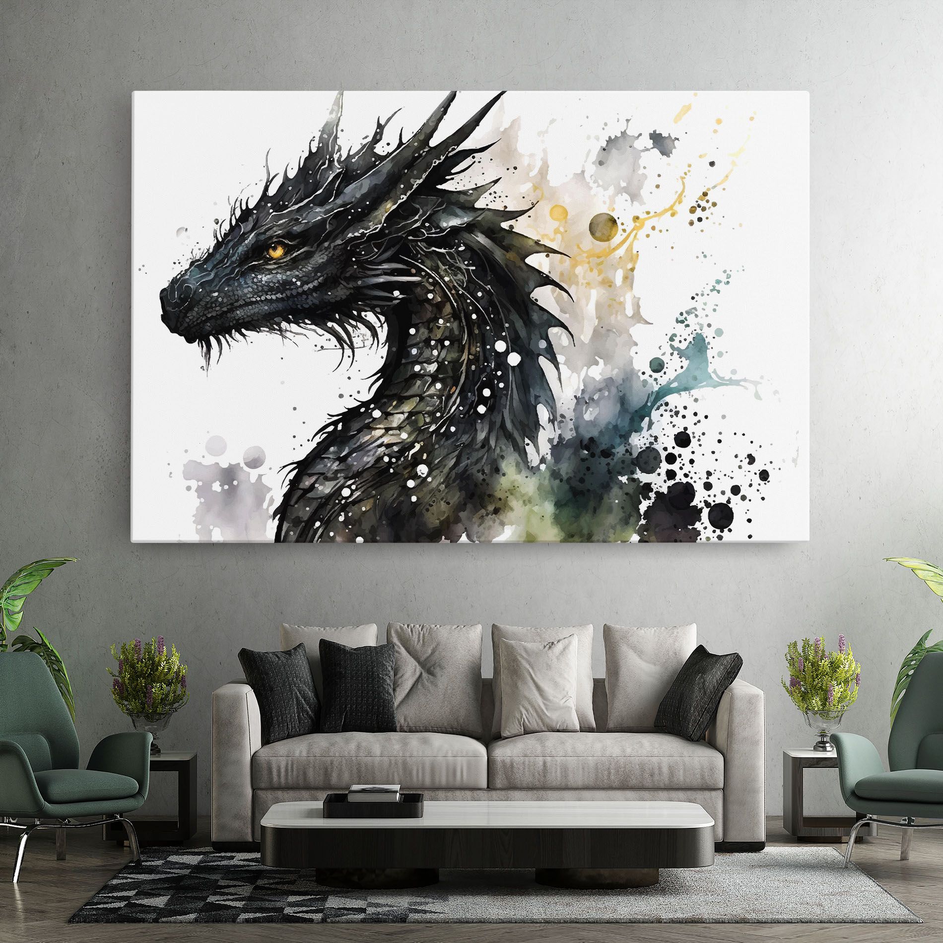 Black Dragon Art mockup 7