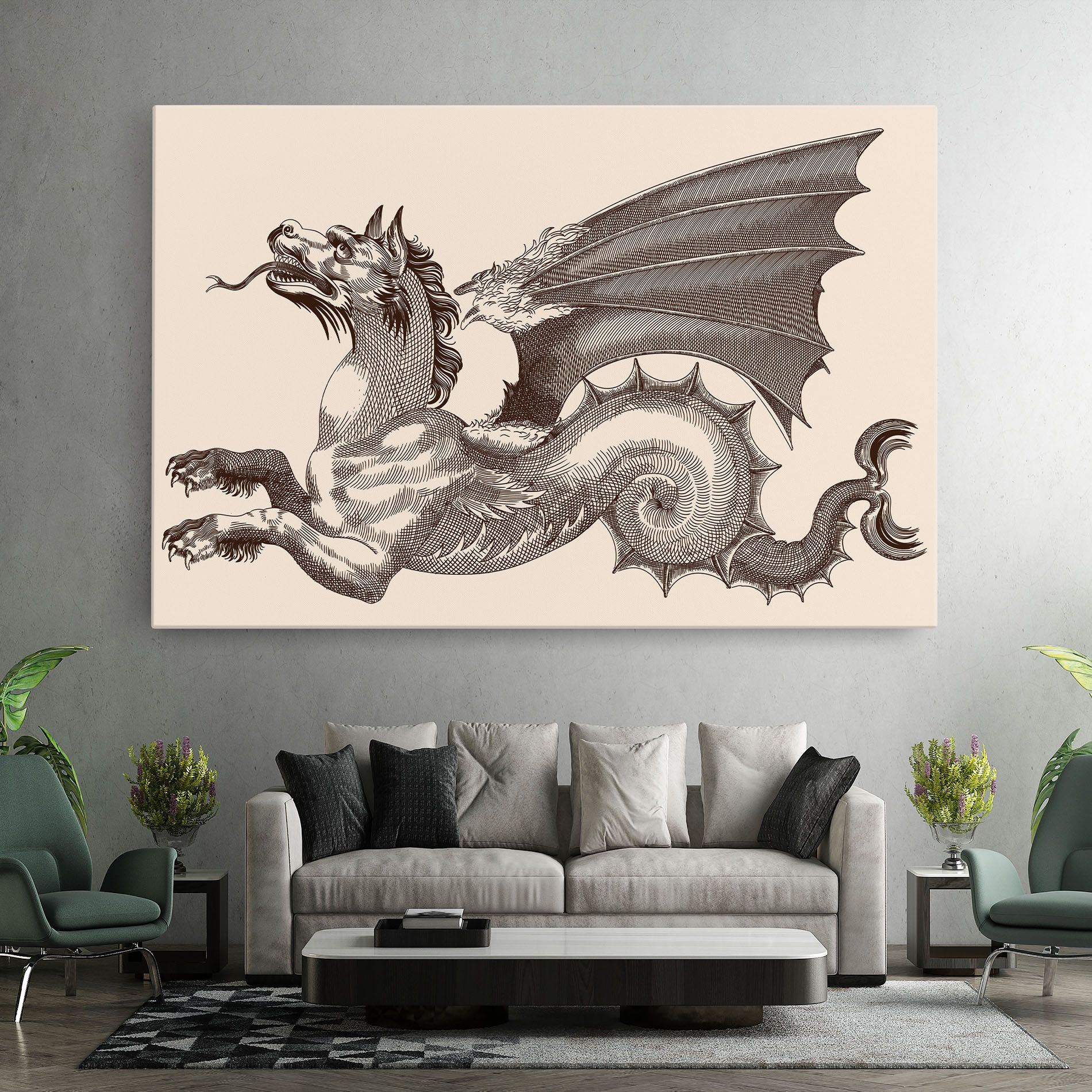 Brown Dragon mockup 7