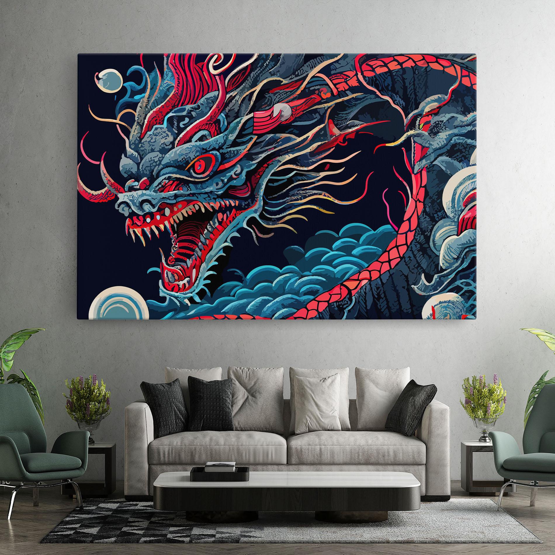 Leinwandbild Cloud Dragon mockup 7