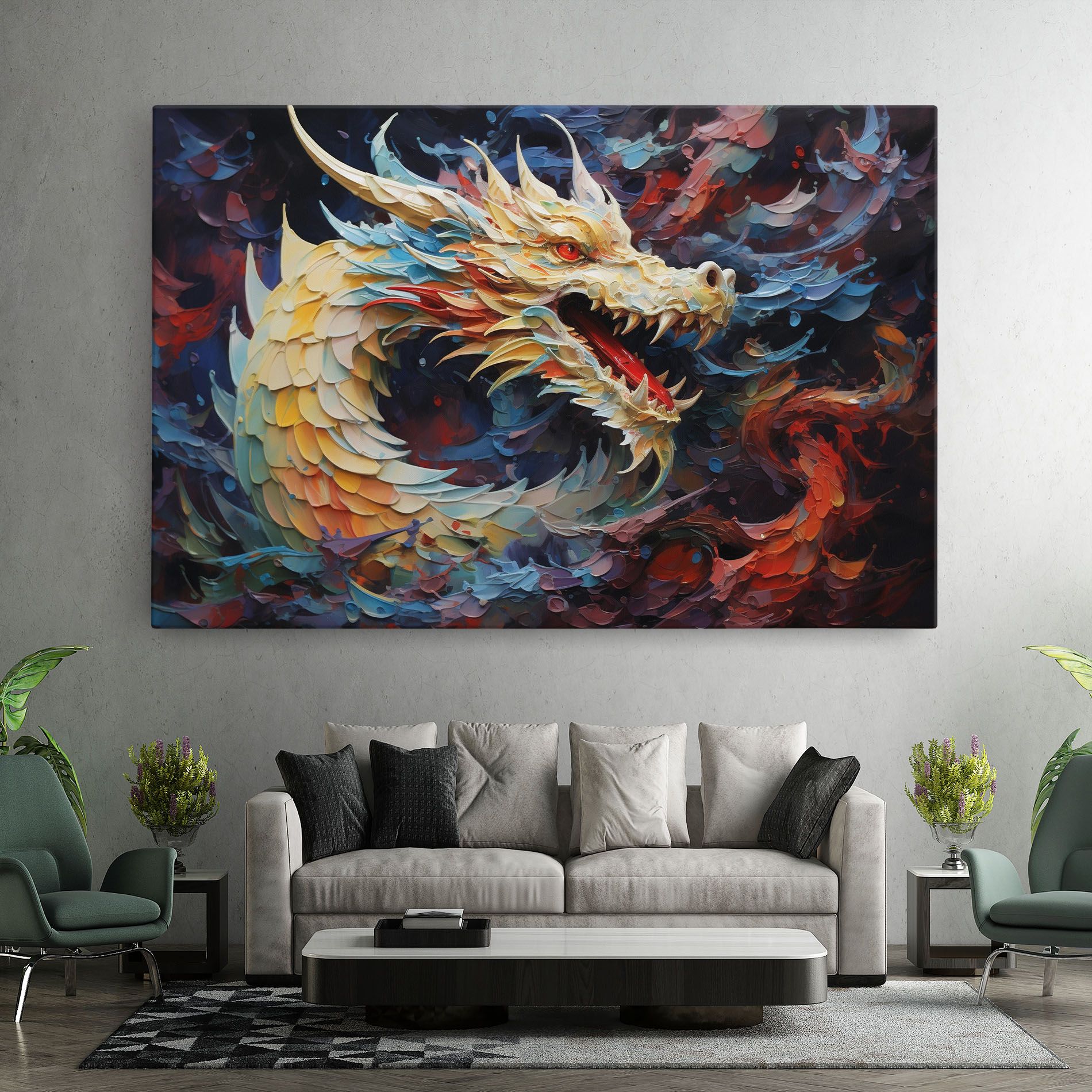 Fantasy Dragon Art mockup 7