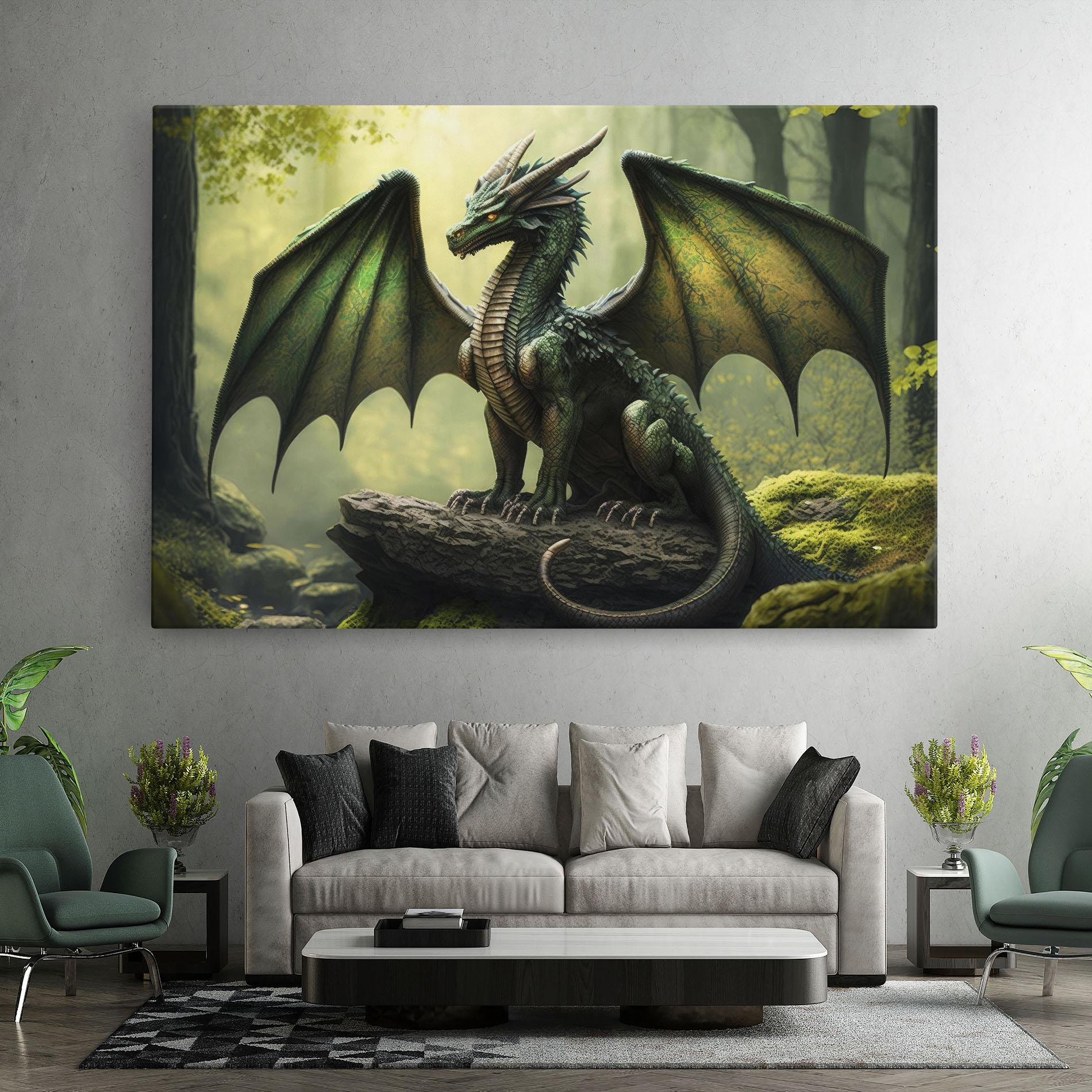 Leinwandbild Green Dragon mockup 7