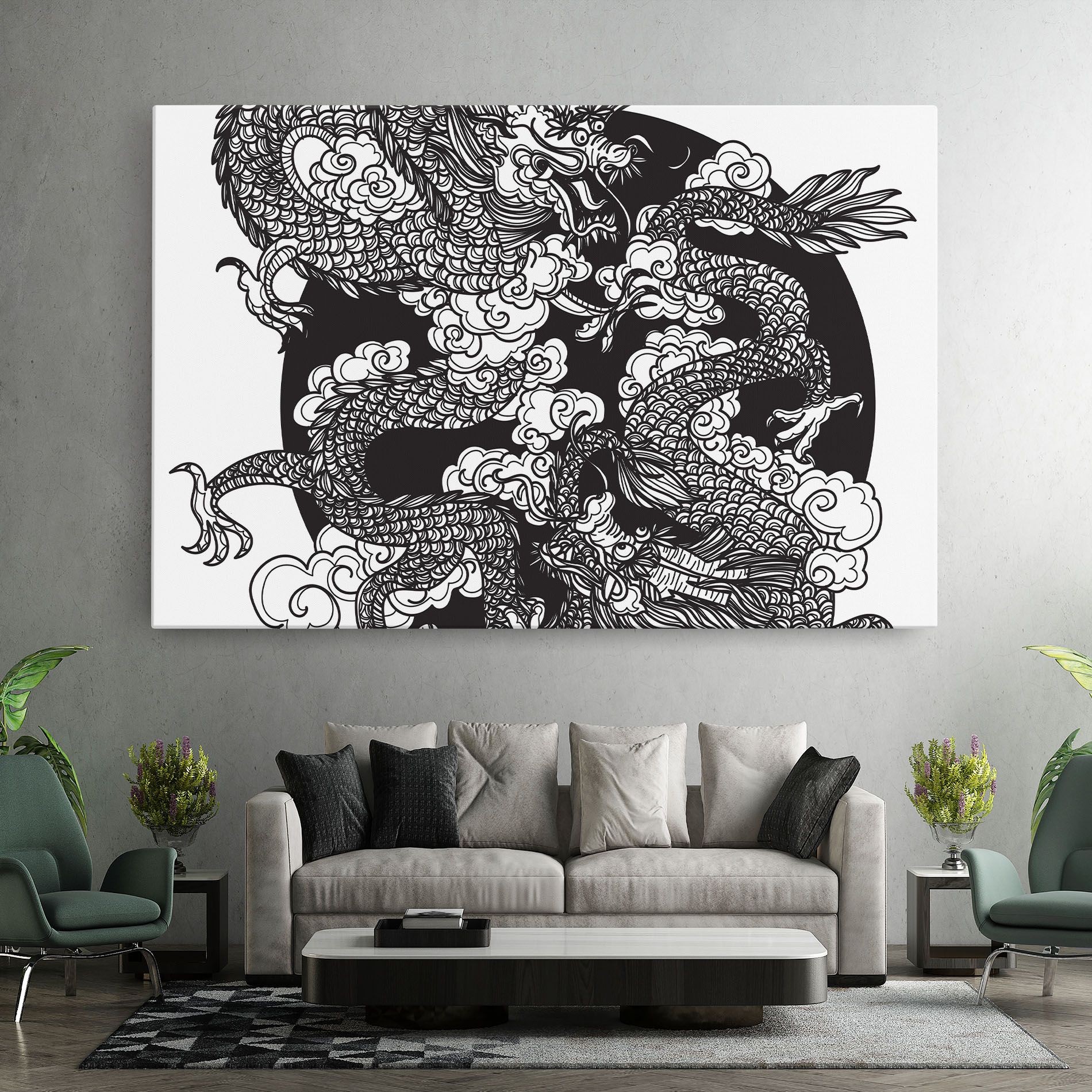 Grey Moon Dragon mockup 7