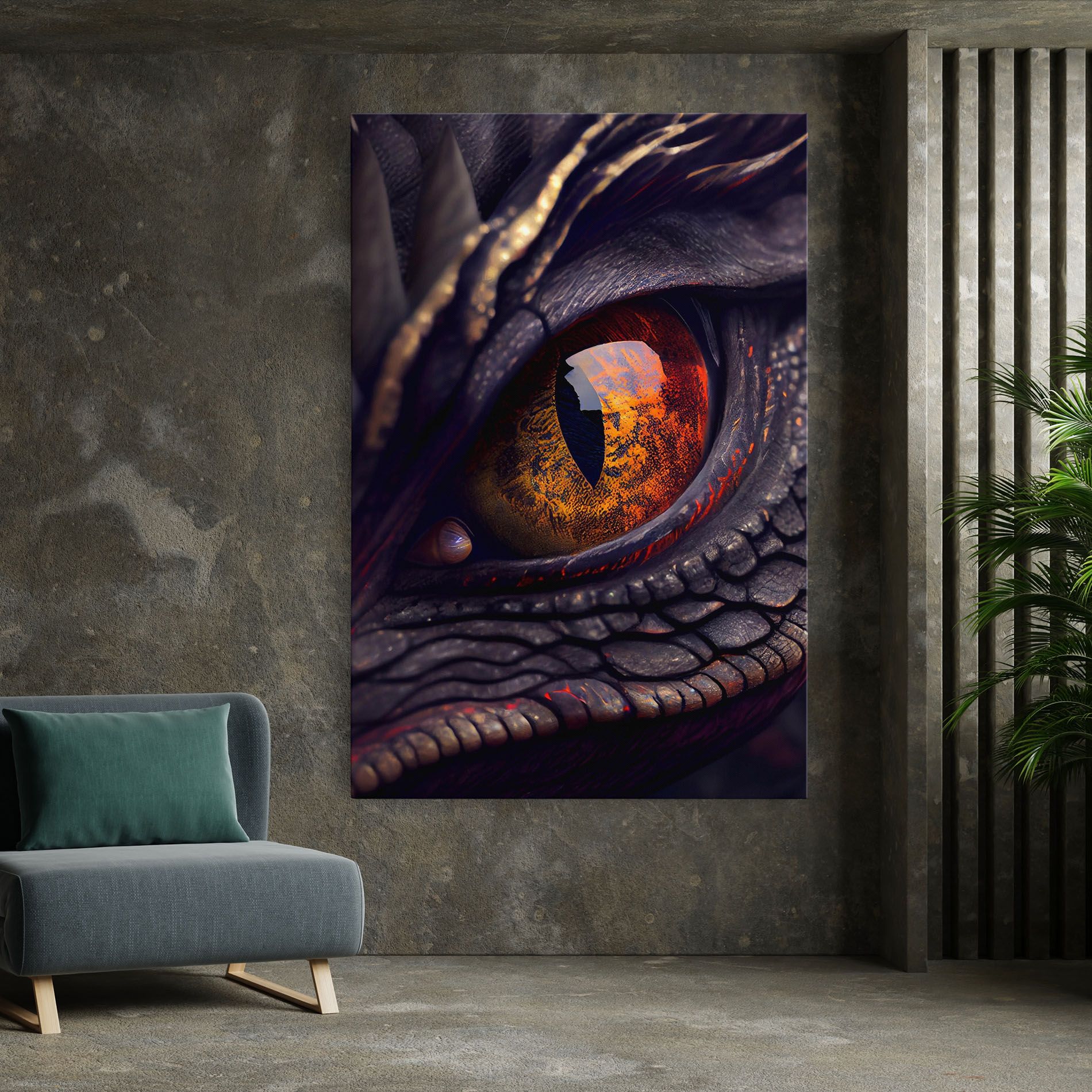 Close Up Red Eye Dragon mockup 7