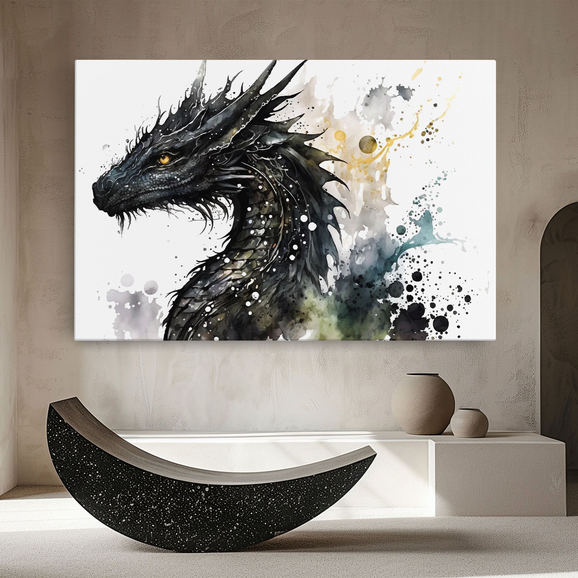 Black Dragon Art mockup 8