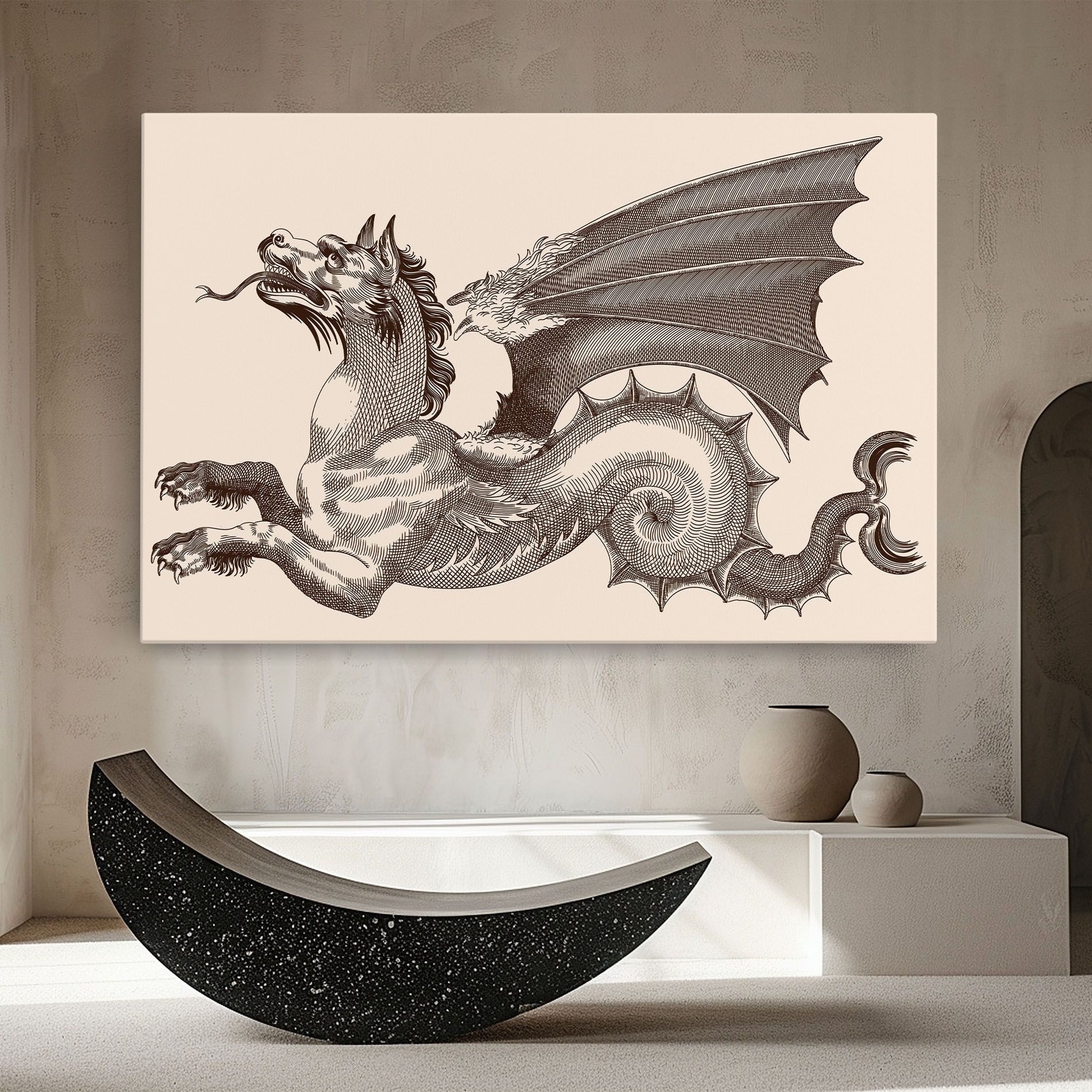 Brown Dragon mockup 8