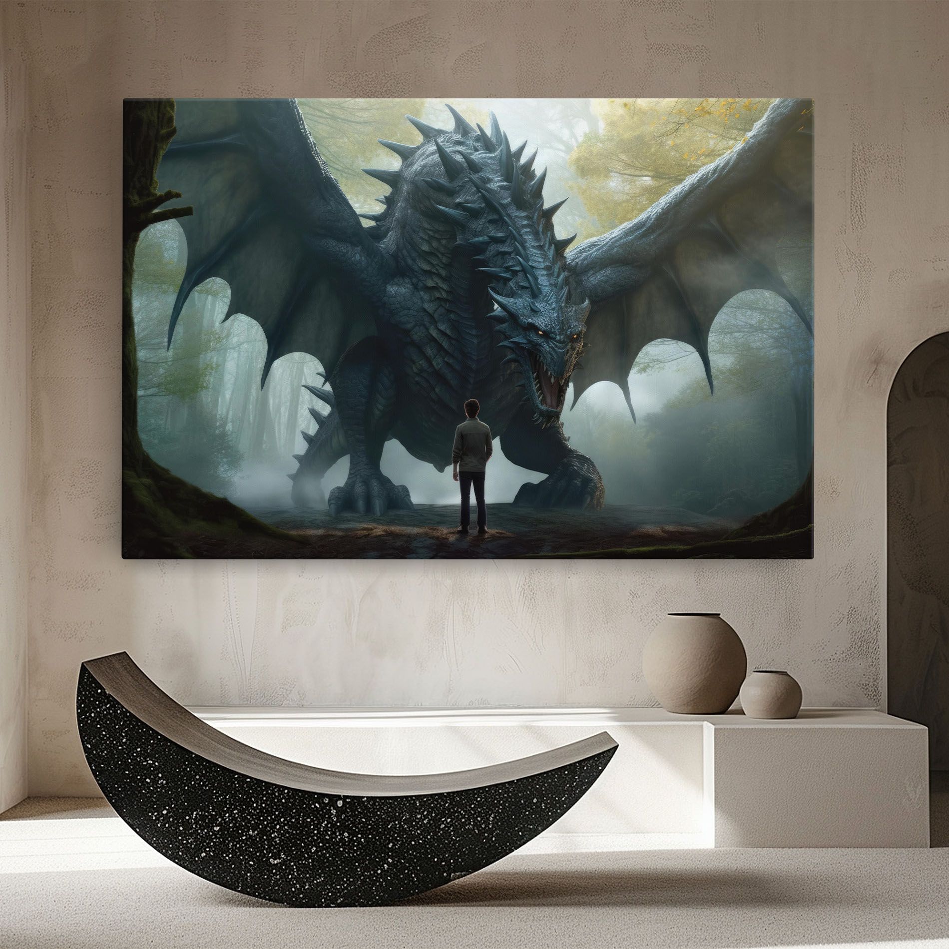 Huge Dragon Fantasy mockup 8