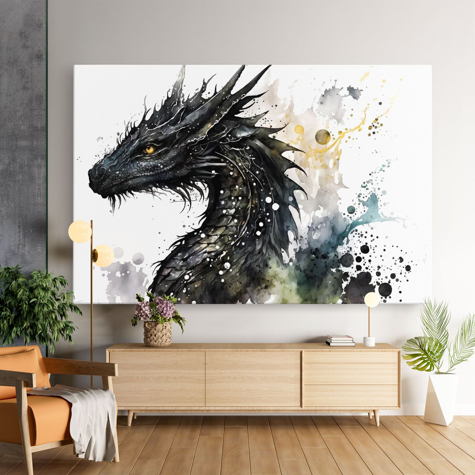 Black Dragon Art mockup 9