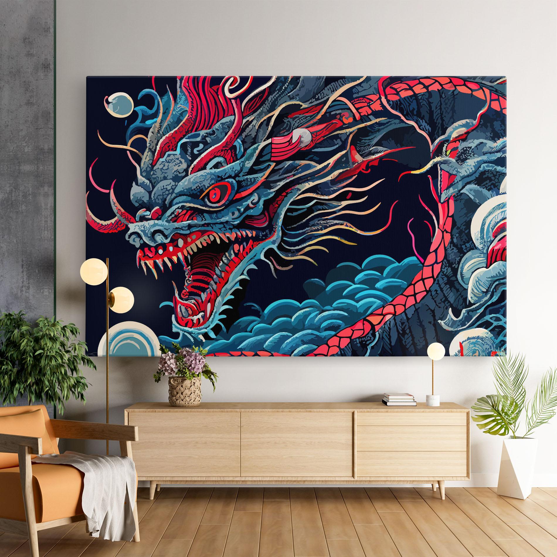 Leinwandbild Cloud Dragon mockup 9