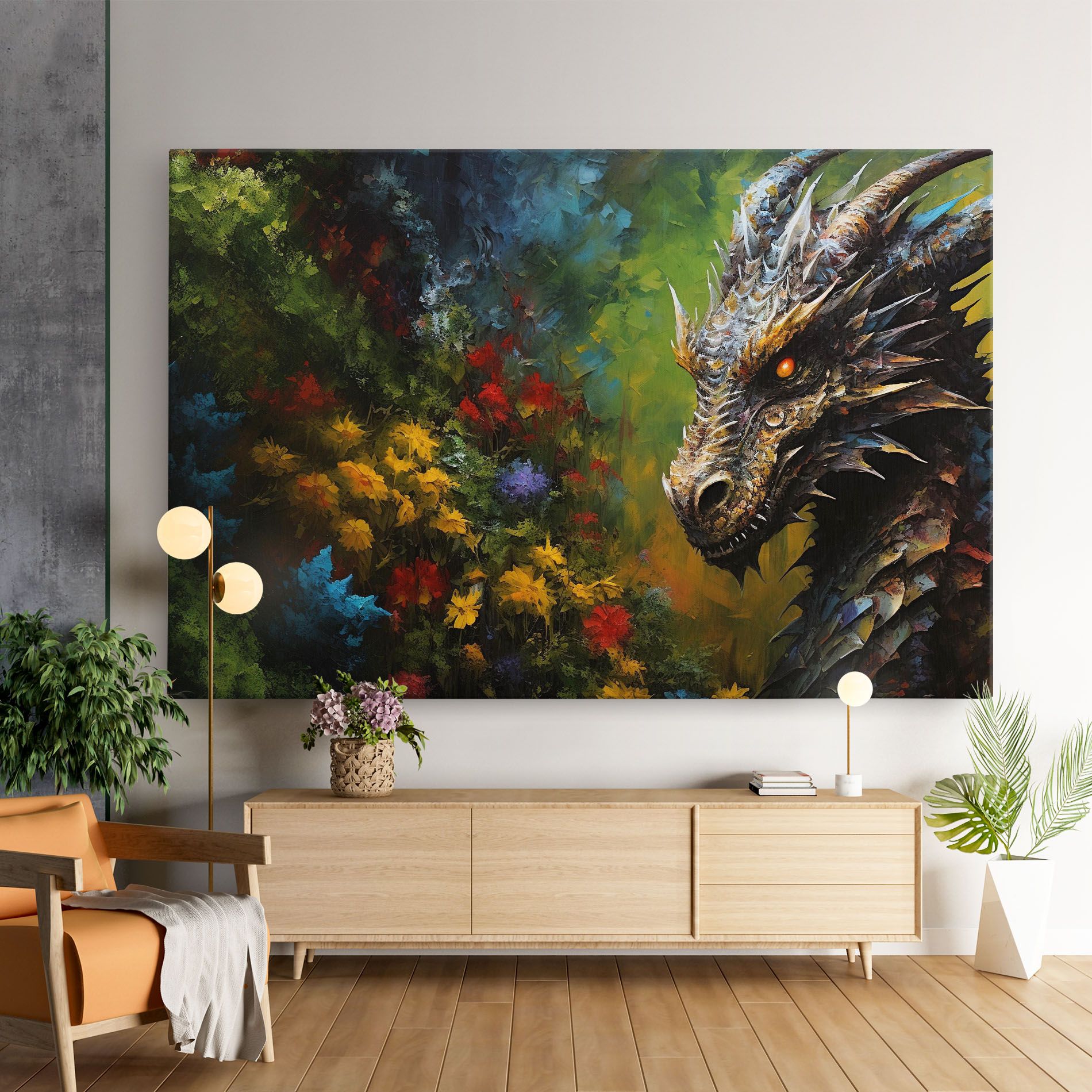 Dragon In Nature mockup 9