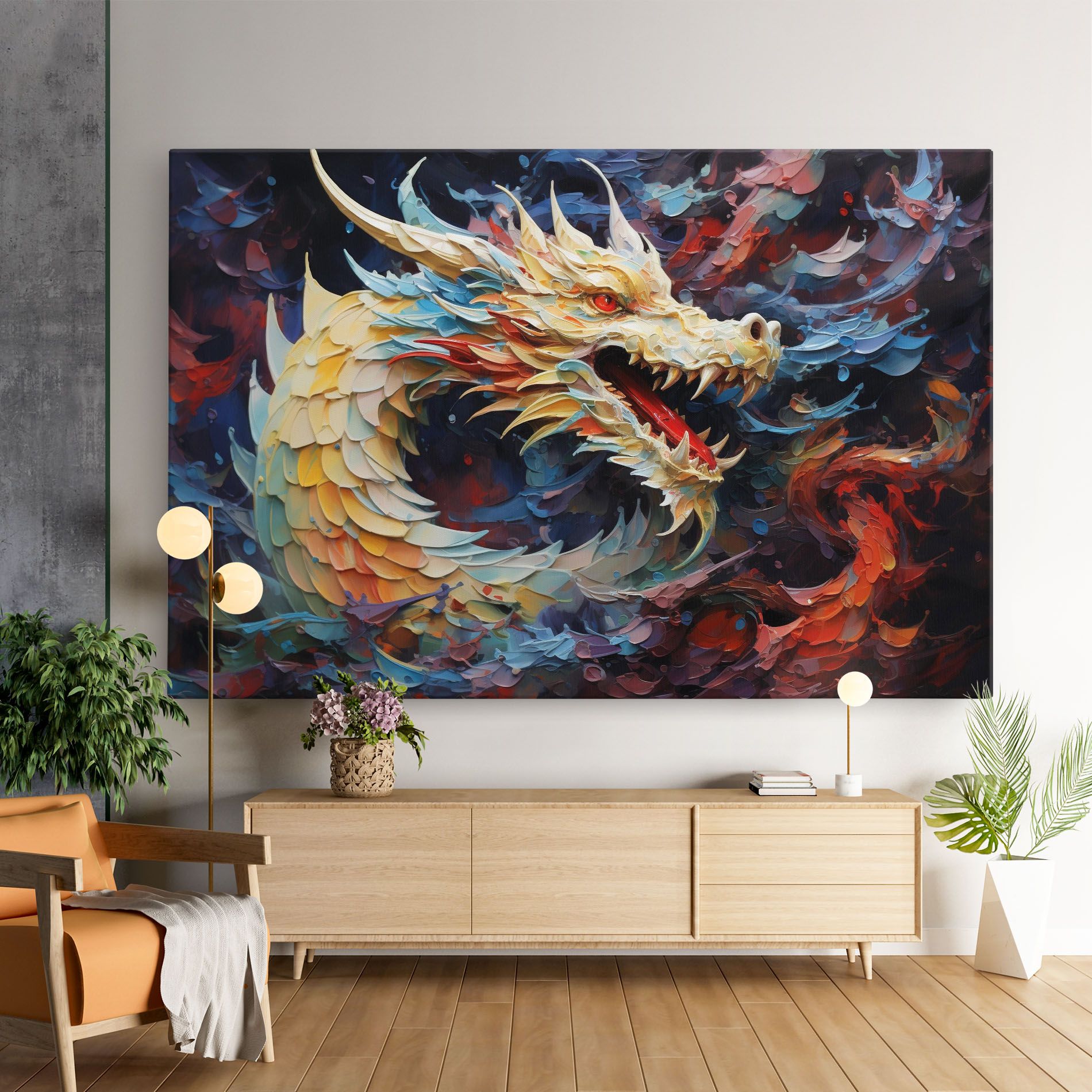 Fantasy Dragon Art mockup 9