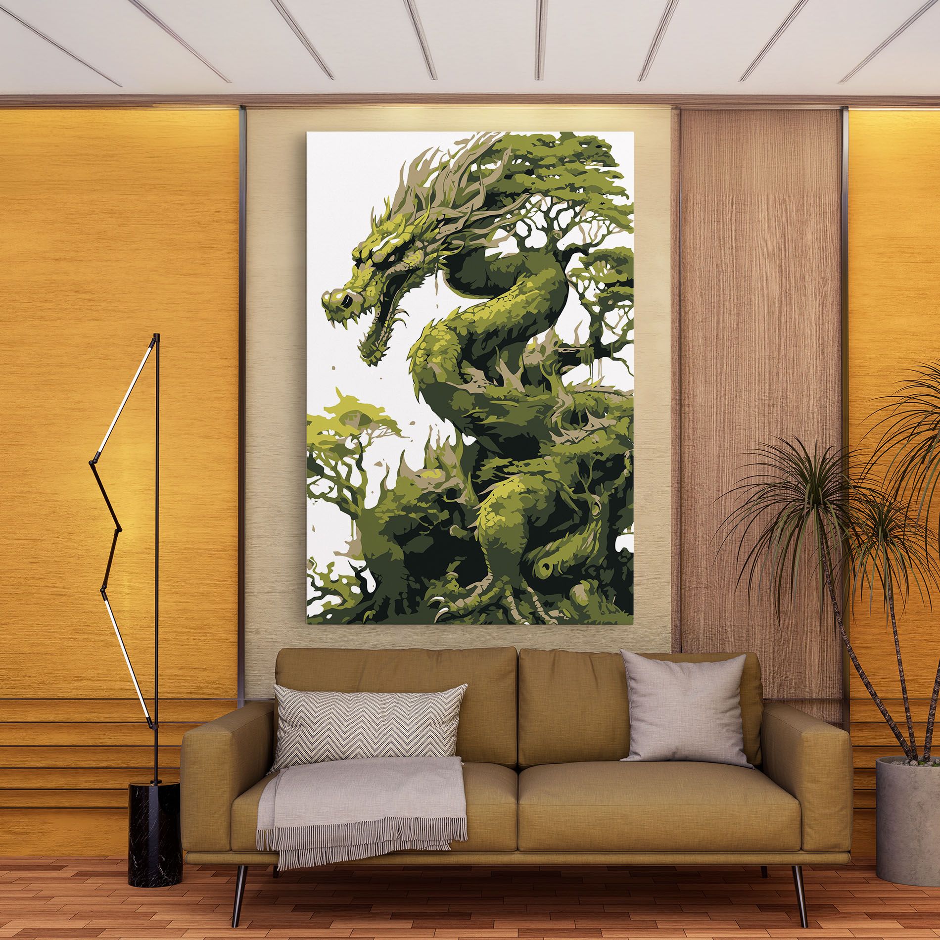 Green Nature Dragon mockup 9