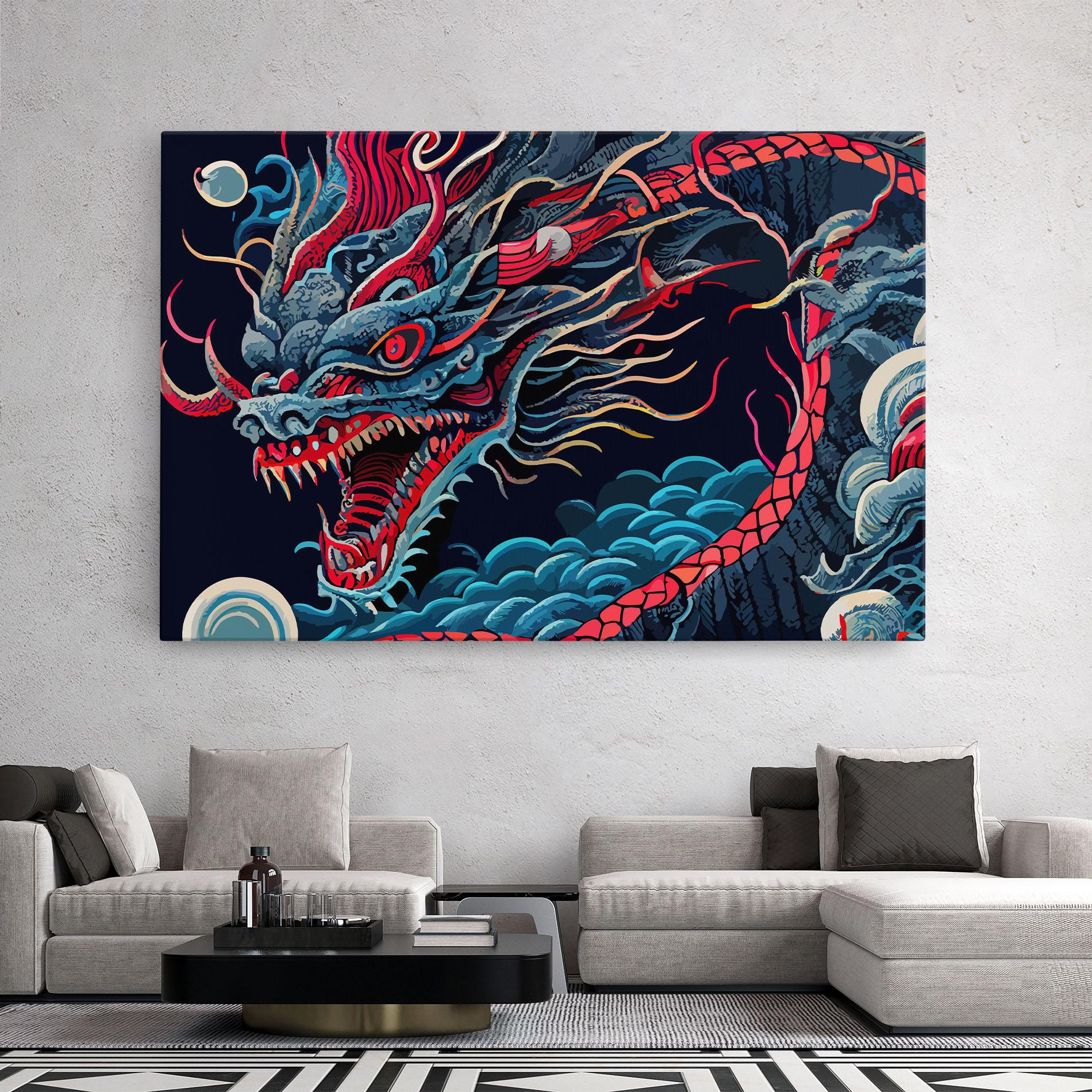 Leinwandbild Cloud Dragon mockup 2