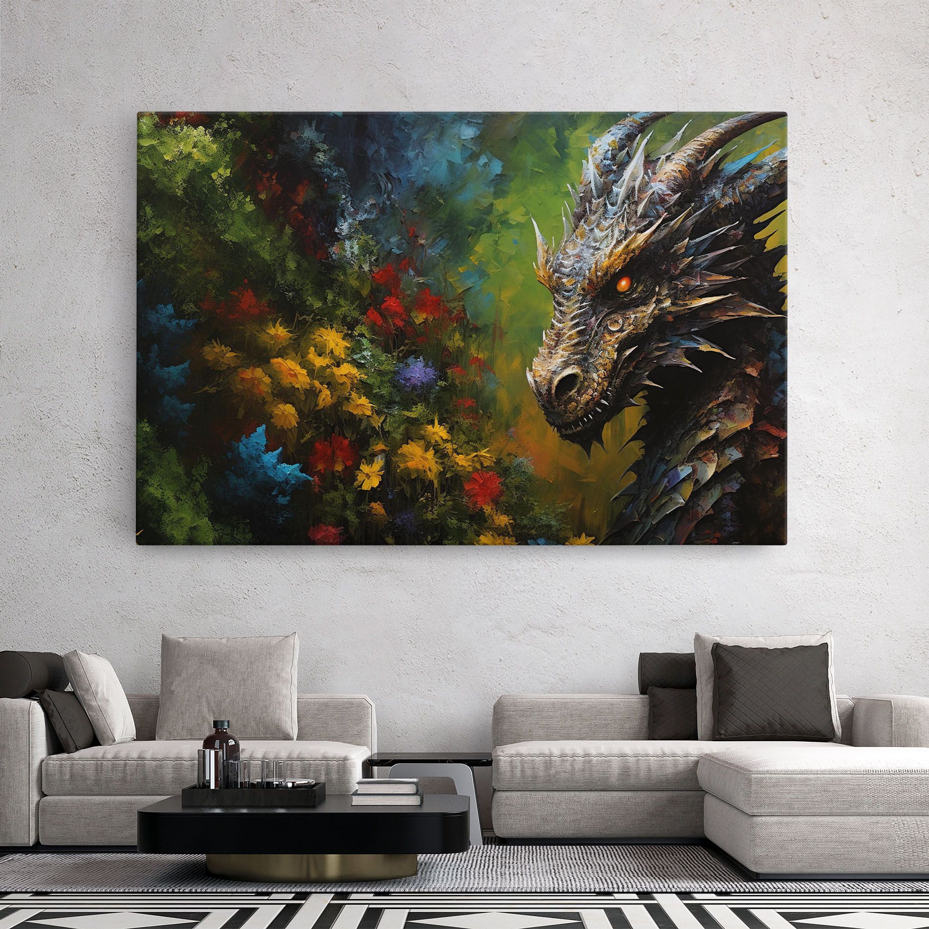 Dragon In Nature mockup 2